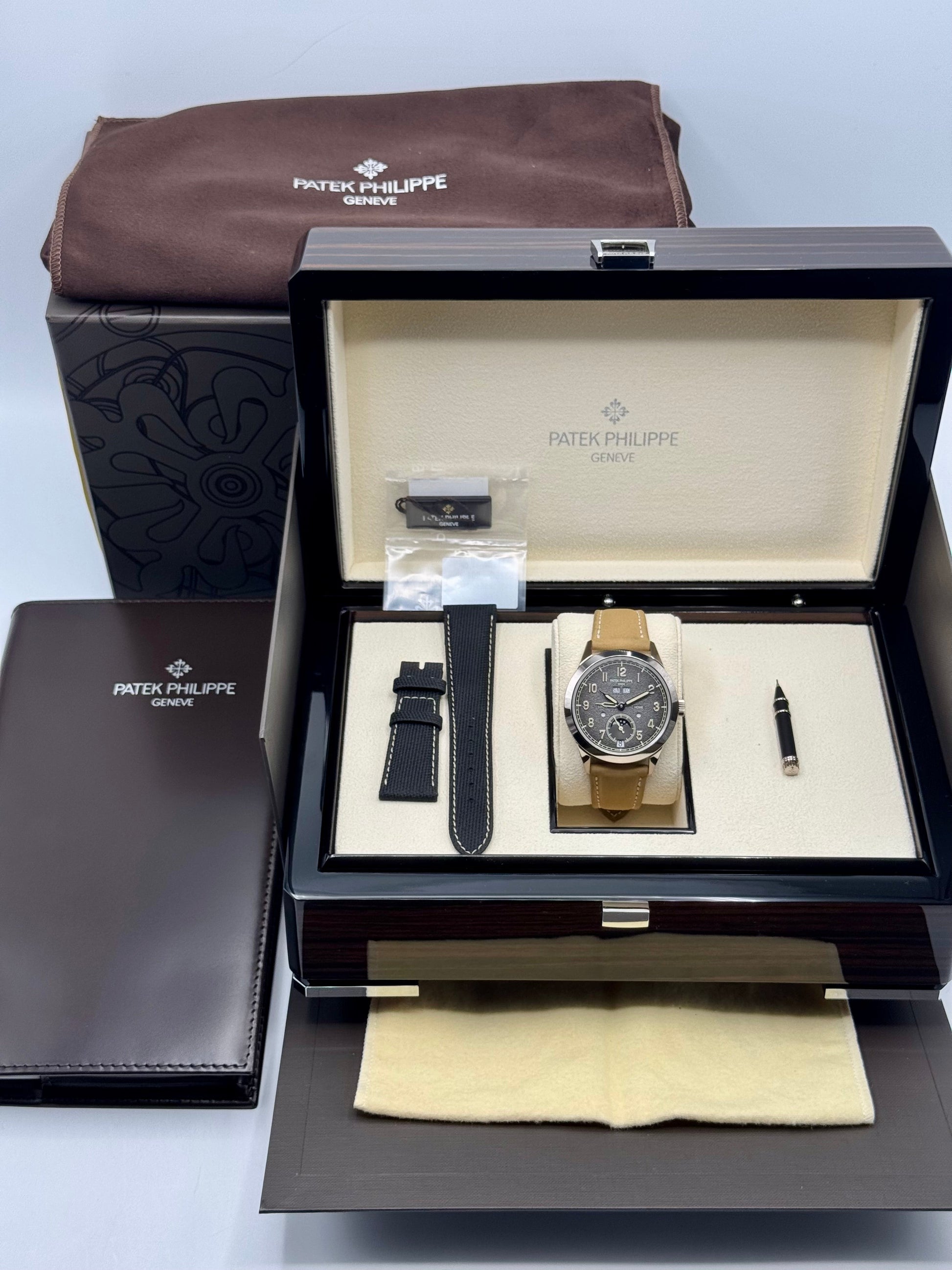 NEW 2024 Patek Philippe 42mm 5326G Annual Calendar Travel Time Compliations - MyWatchLLC