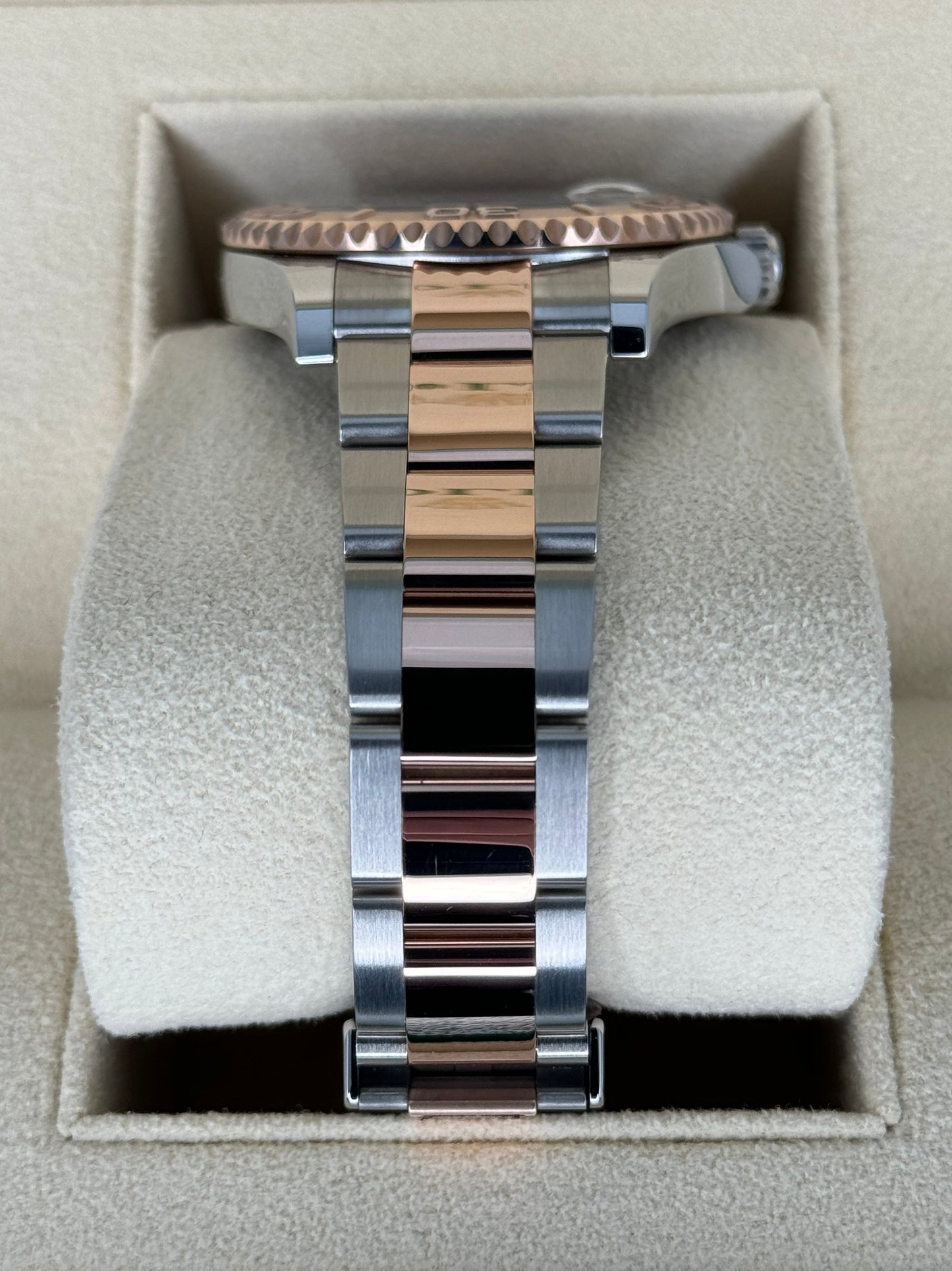 2023 Rolex Yacht-Master 36mm 268621 Two-Tone Oyster Black Dial - MyWatchLLC