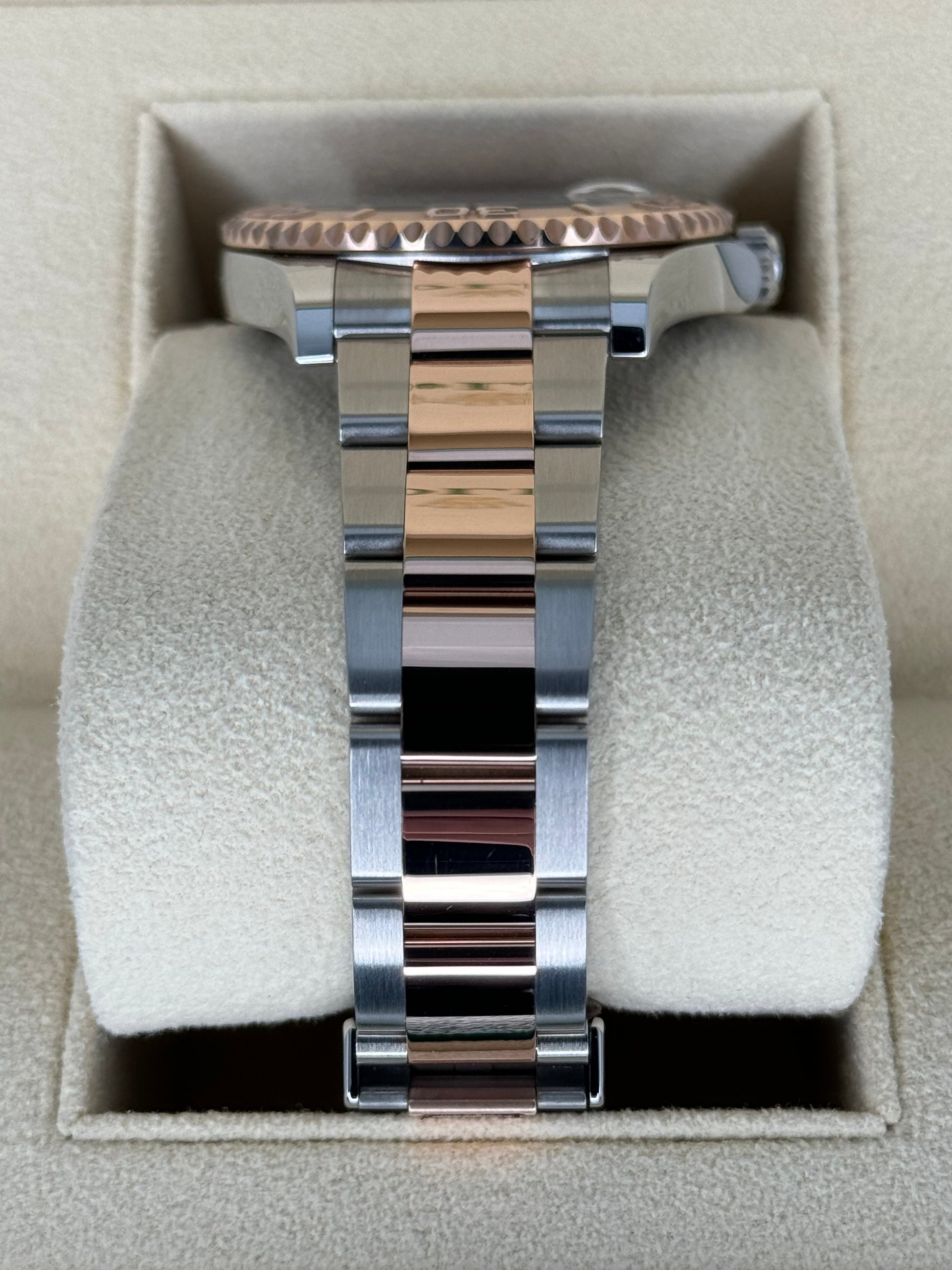 2023 Rolex Yacht-Master 36mm 268621 Two-Tone Oyster Black Dial - MyWatchLLC