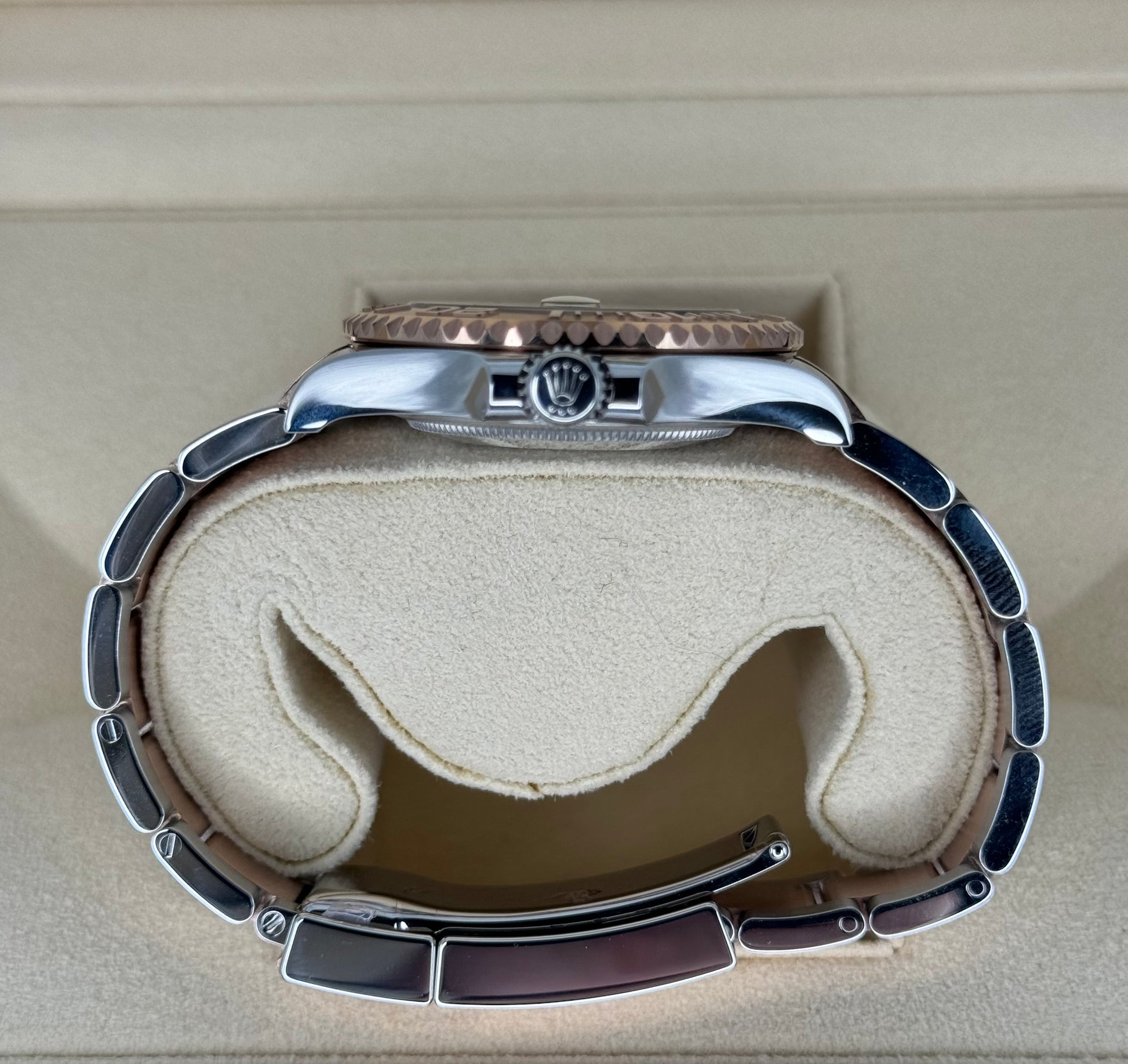 2023 Rolex Yacht-Master 36mm 268621 Two-Tone Oyster Black Dial - MyWatchLLC