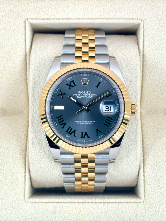 2024 Rolex Datejust 41mm 126333 Two-Tone Jubilee Wimbledon Dial - MyWatchLLC