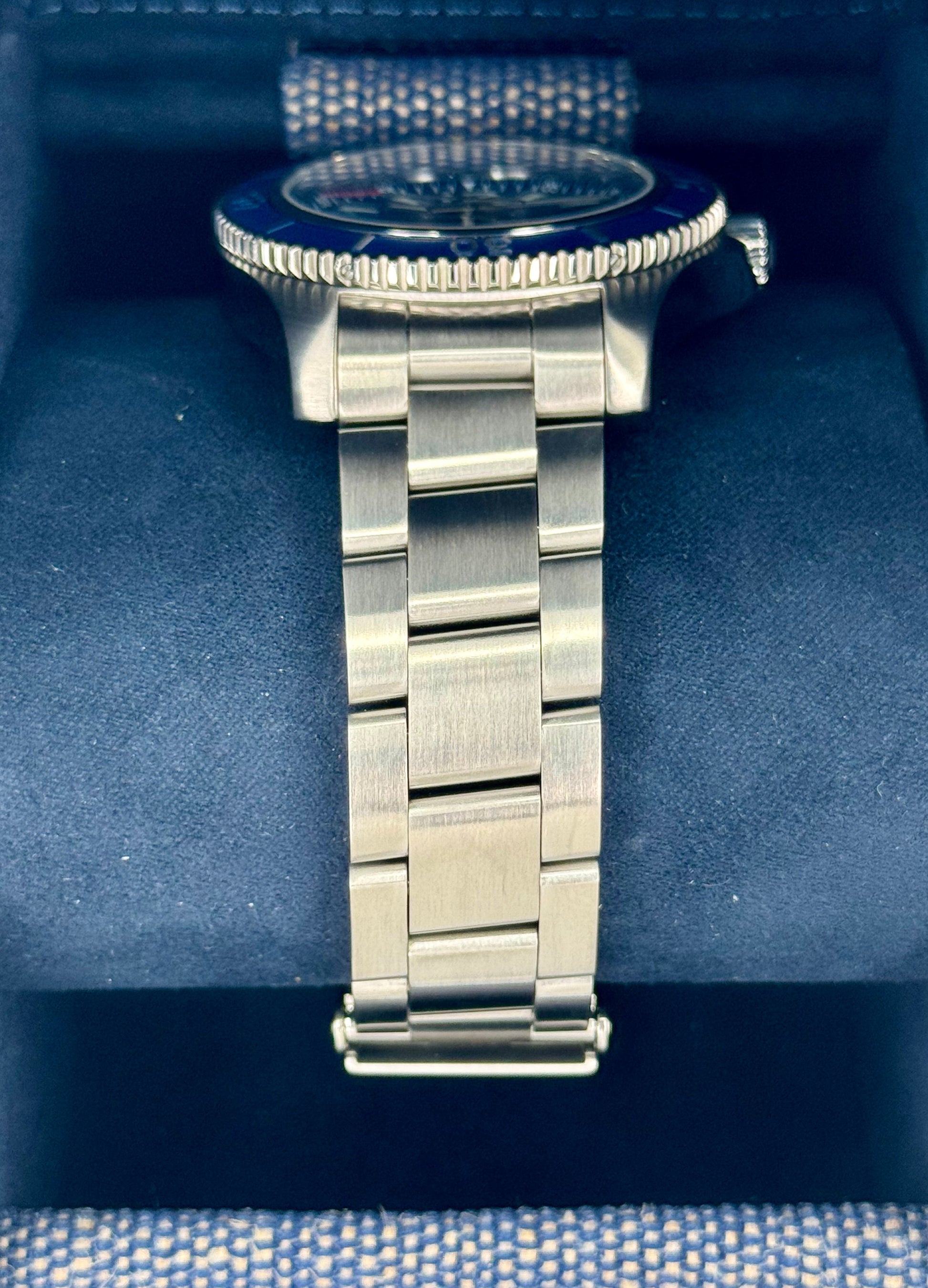 2024 Breitling Superocean 42mm A17366 Stainless Steel Blue Dial - MyWatchLLC