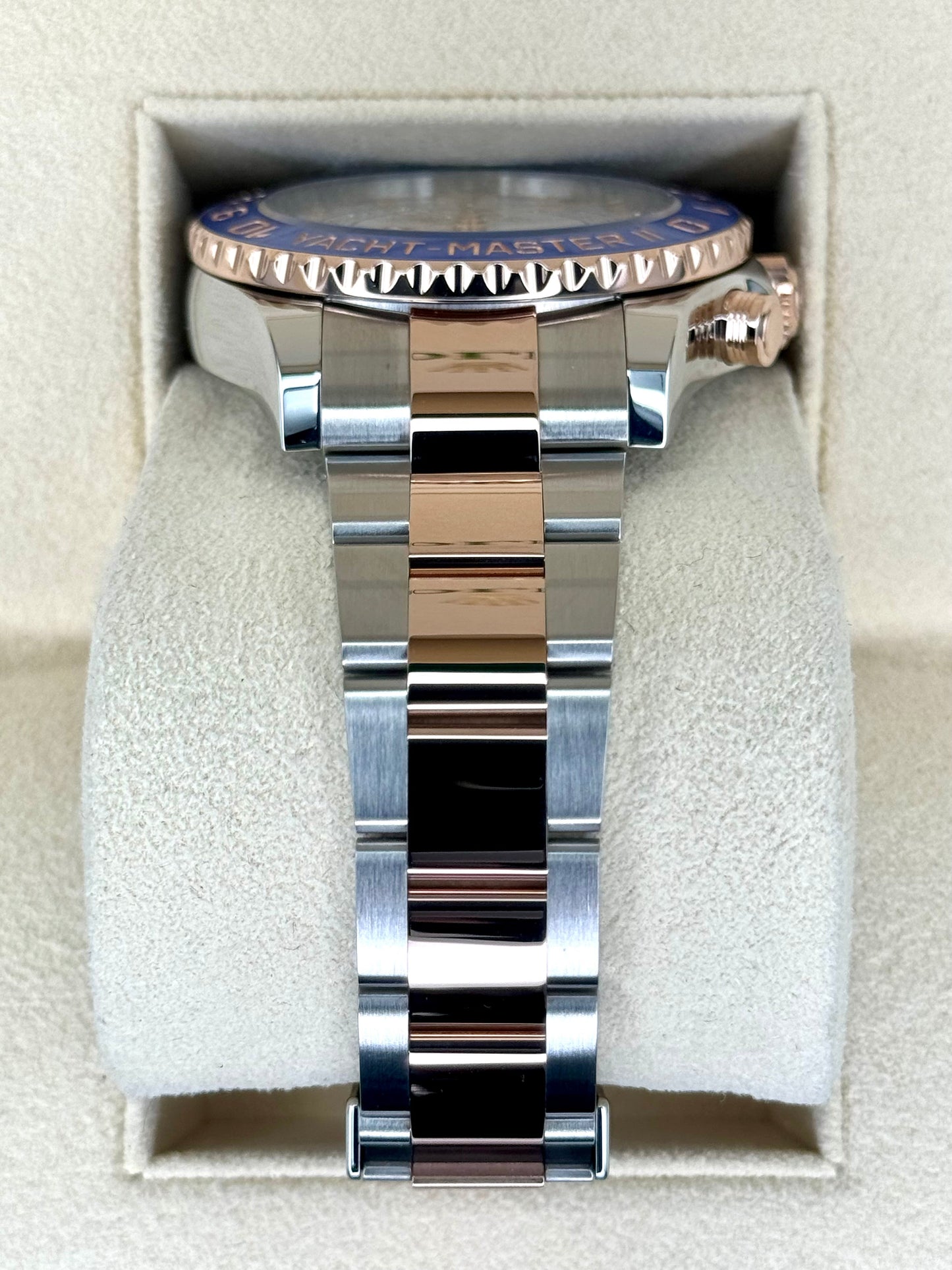 2022 Rolex Yacht-Master II 44mm 116681 Two-Tone White Dial - MyWatchLLC