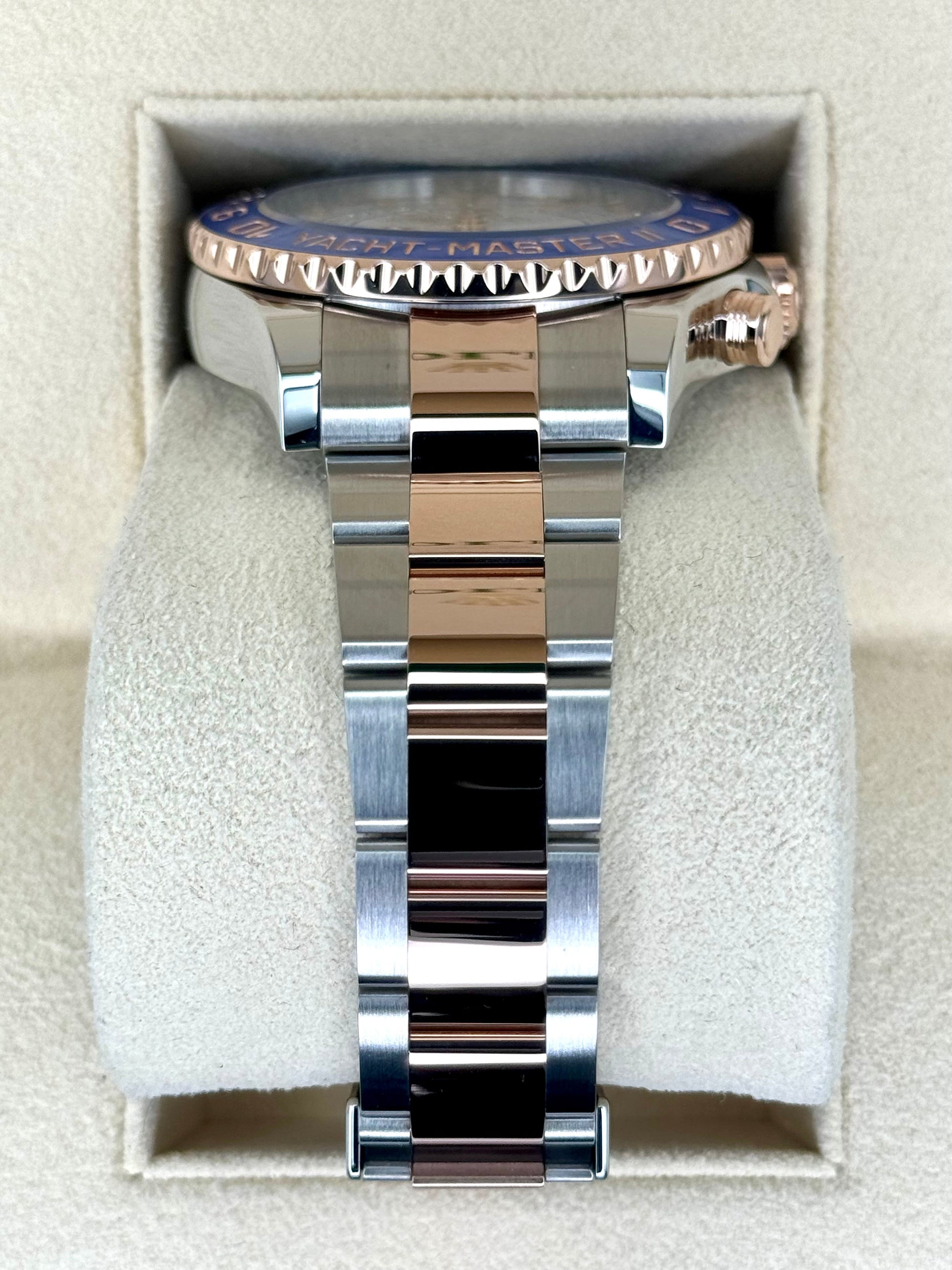 2022 Rolex Yacht-Master II 44mm 116681 Two-Tone White Dial - MyWatchLLC