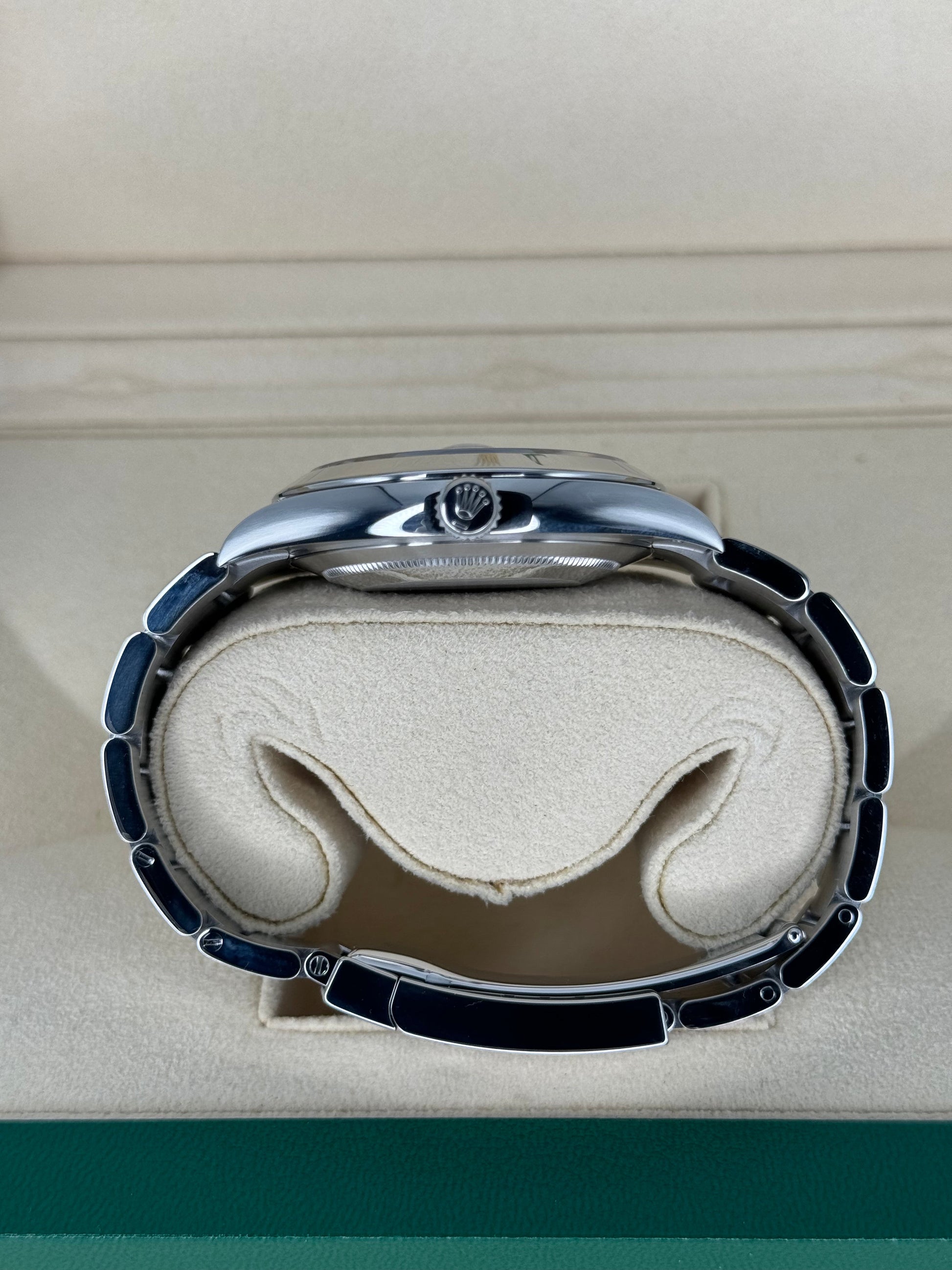 2021 Rolex Datejust 41mm 126300 Oyster Blue Roman Numeral Dial - MyWatchLLC