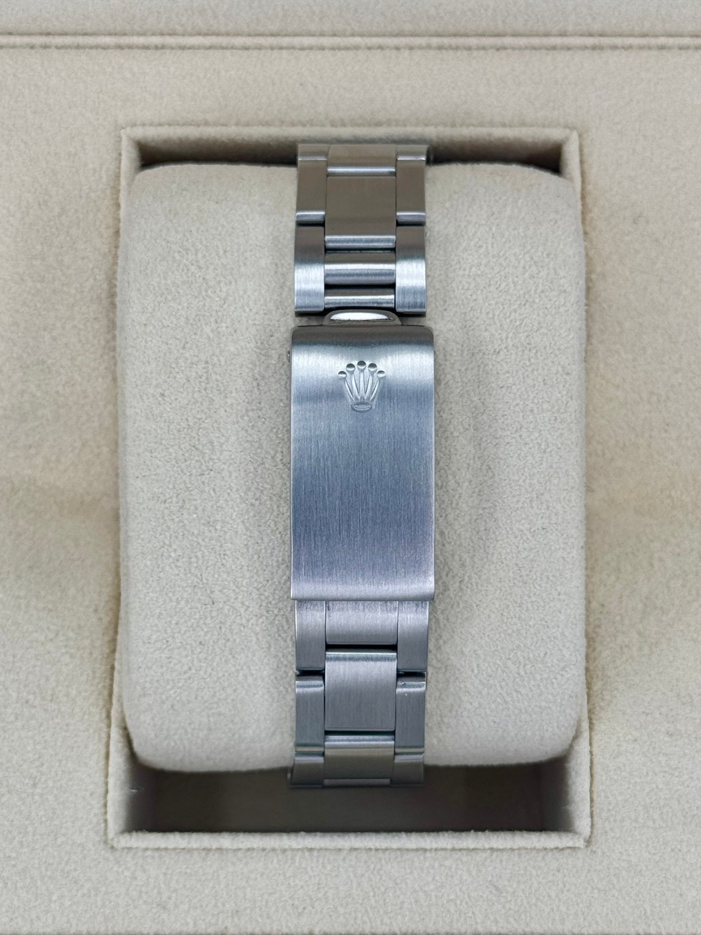 Rolex Oyster Date 34mm 6694 Stainless Steel Silver Dial - MyWatchLLC