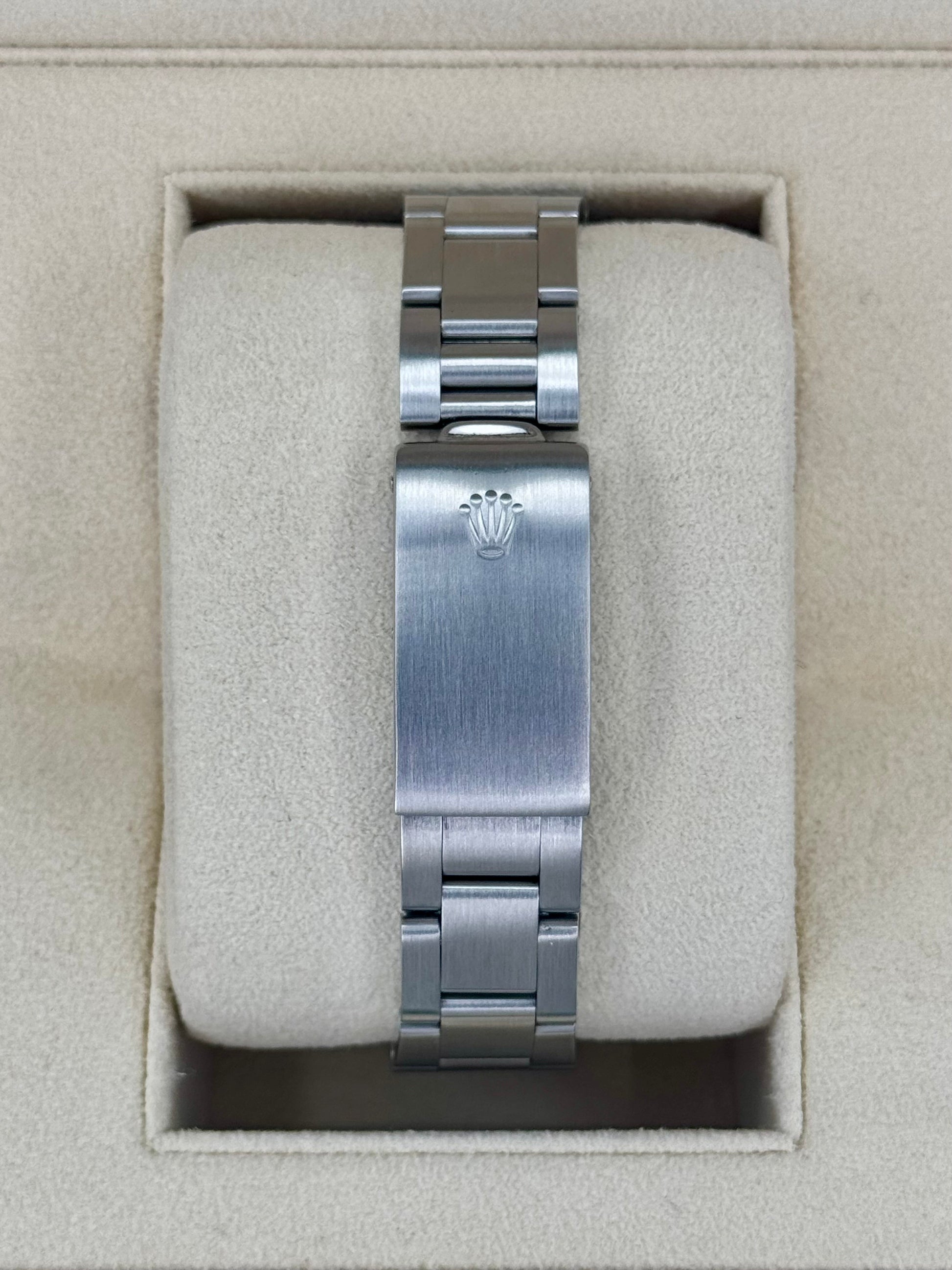 Rolex Oyster Date 34mm 6694 Stainless Steel Silver Dial - MyWatchLLC