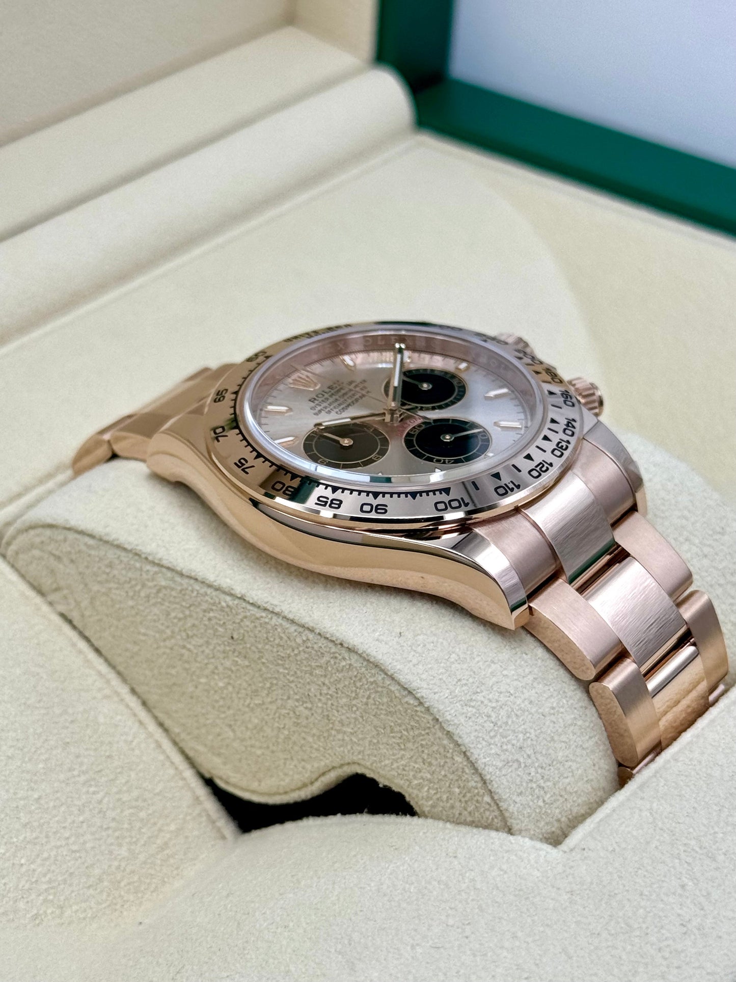 NEW 2024 Rolex Daytona 40mm 126505 Rose Gold Sundust Dial - MyWatchLLC