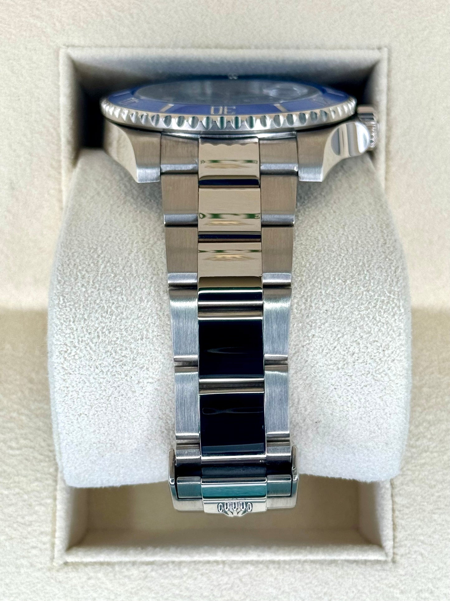 2018 Rolex Submariner "Smurf" 40mm 116619LB White Gold Blue Dial - MyWatchLLC