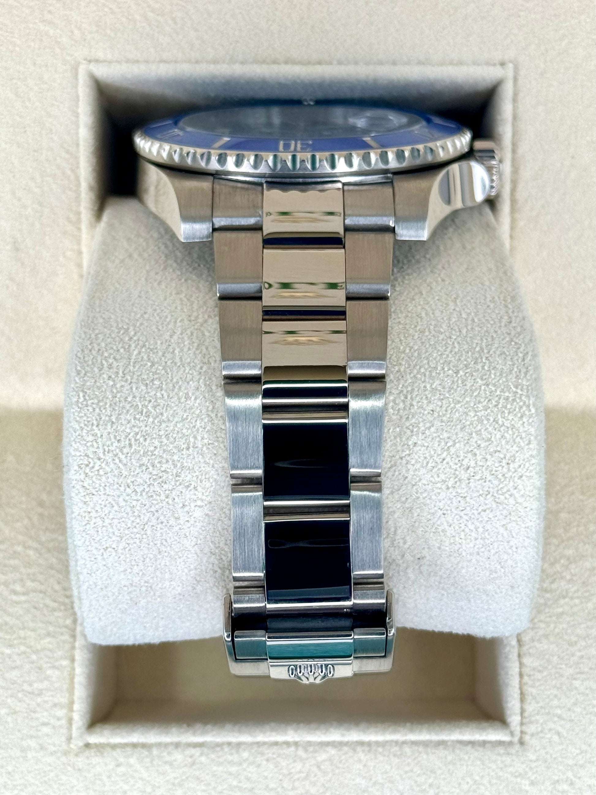 2018 Rolex Submariner "Smurf" 40mm 116619LB White Gold Blue Dial - MyWatchLLC