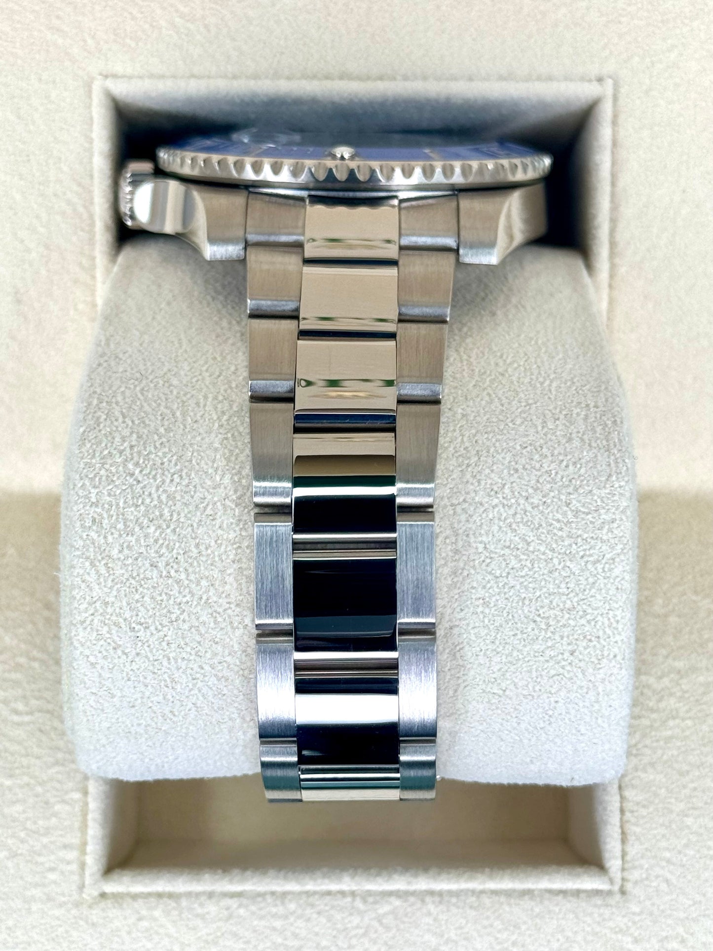 2018 Rolex Submariner "Smurf" 40mm 116619LB White Gold Blue Dial - MyWatchLLC