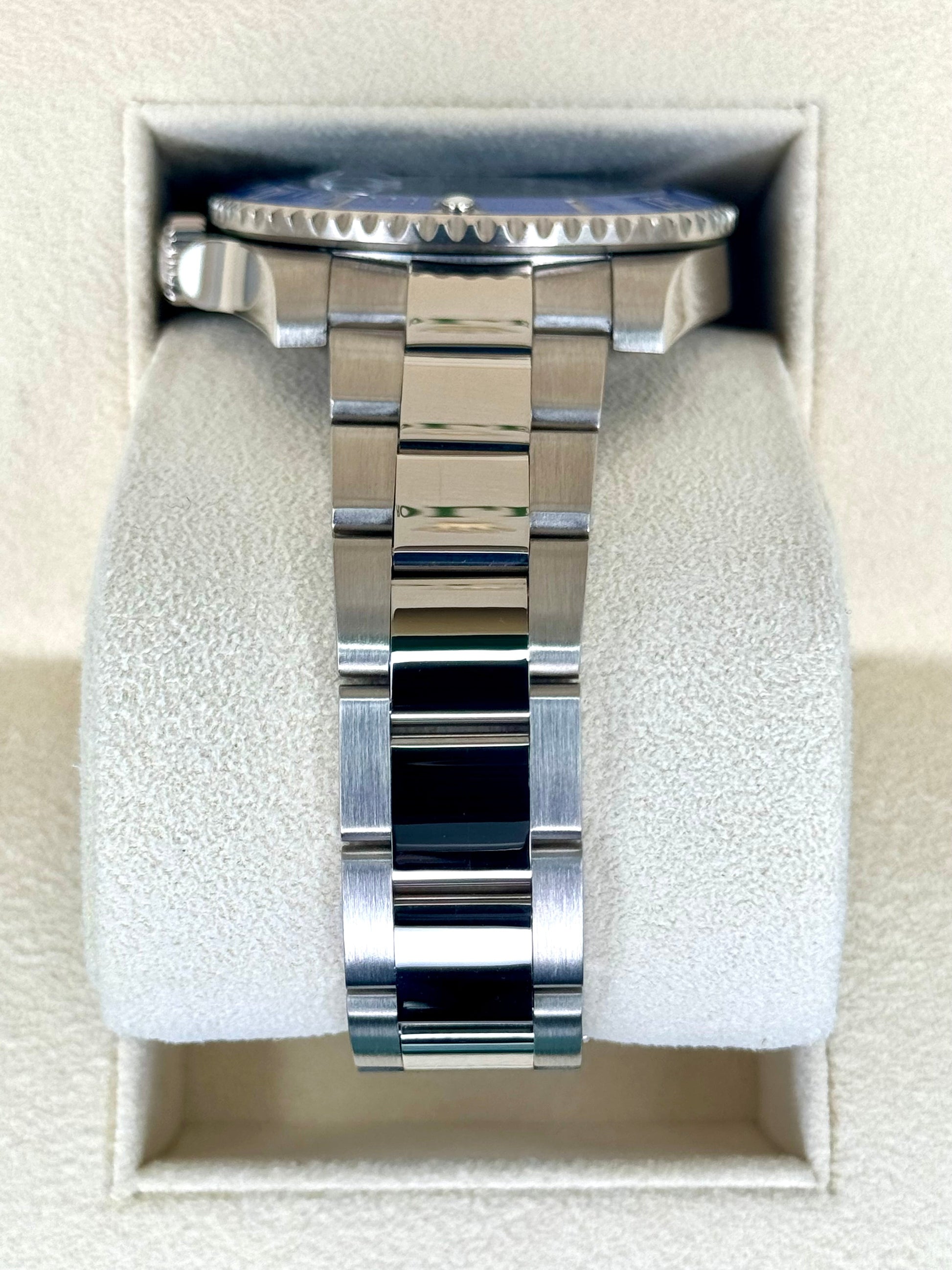 2018 Rolex Submariner "Smurf" 40mm 116619LB White Gold Blue Dial - MyWatchLLC