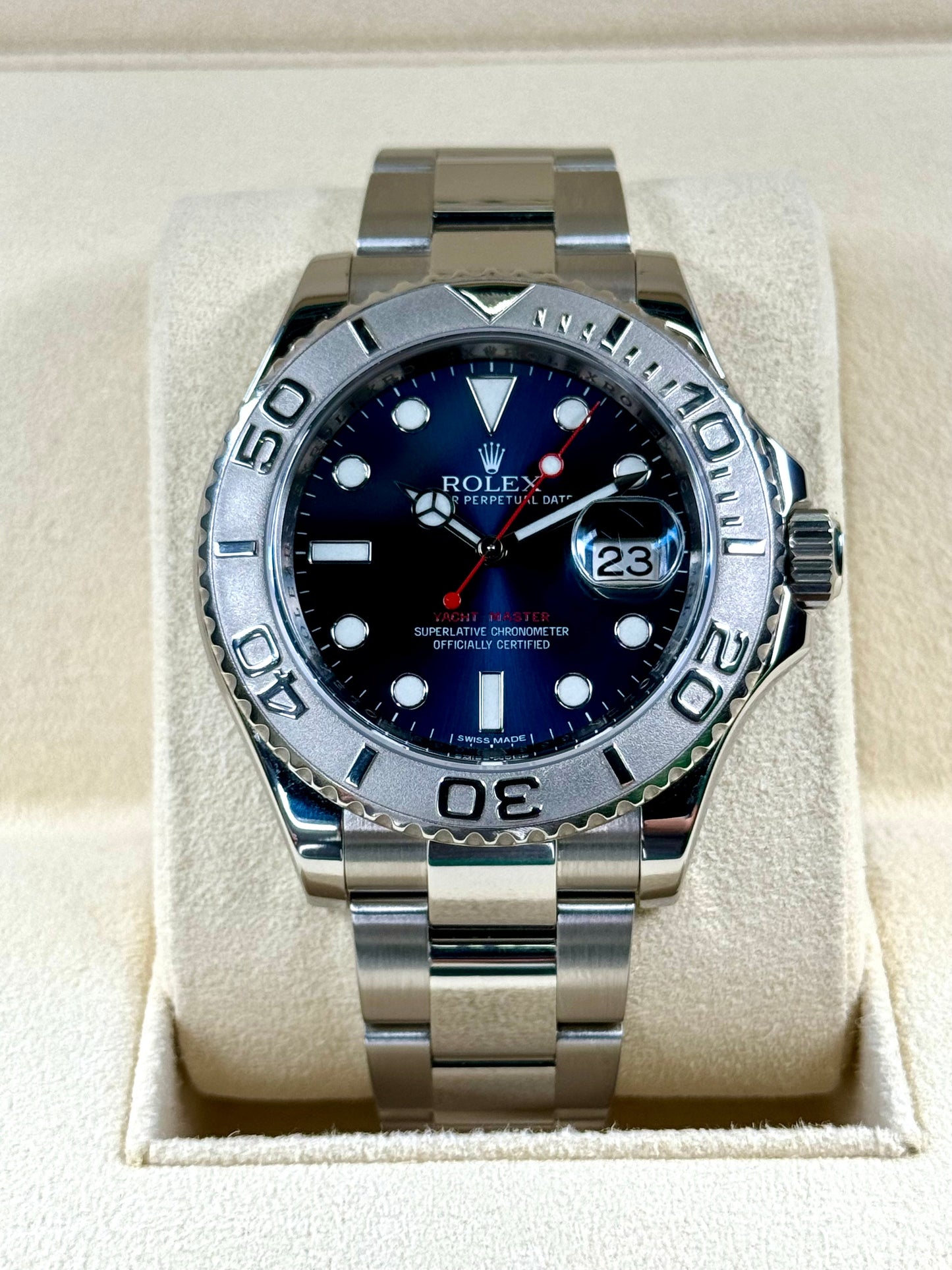 NEW 2023 Rolex Yacht-Master 40mm 126622 Stainless Steel Blue Dial - MyWatchLLC