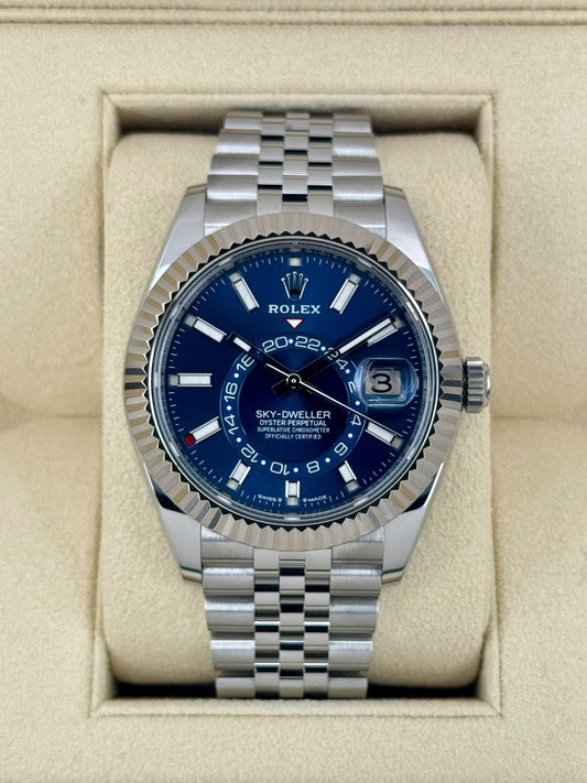 NEW 2025 Rolex Sky-Dweller 42mm 336934 Jubilee Blue Dial - MyWatchLLC