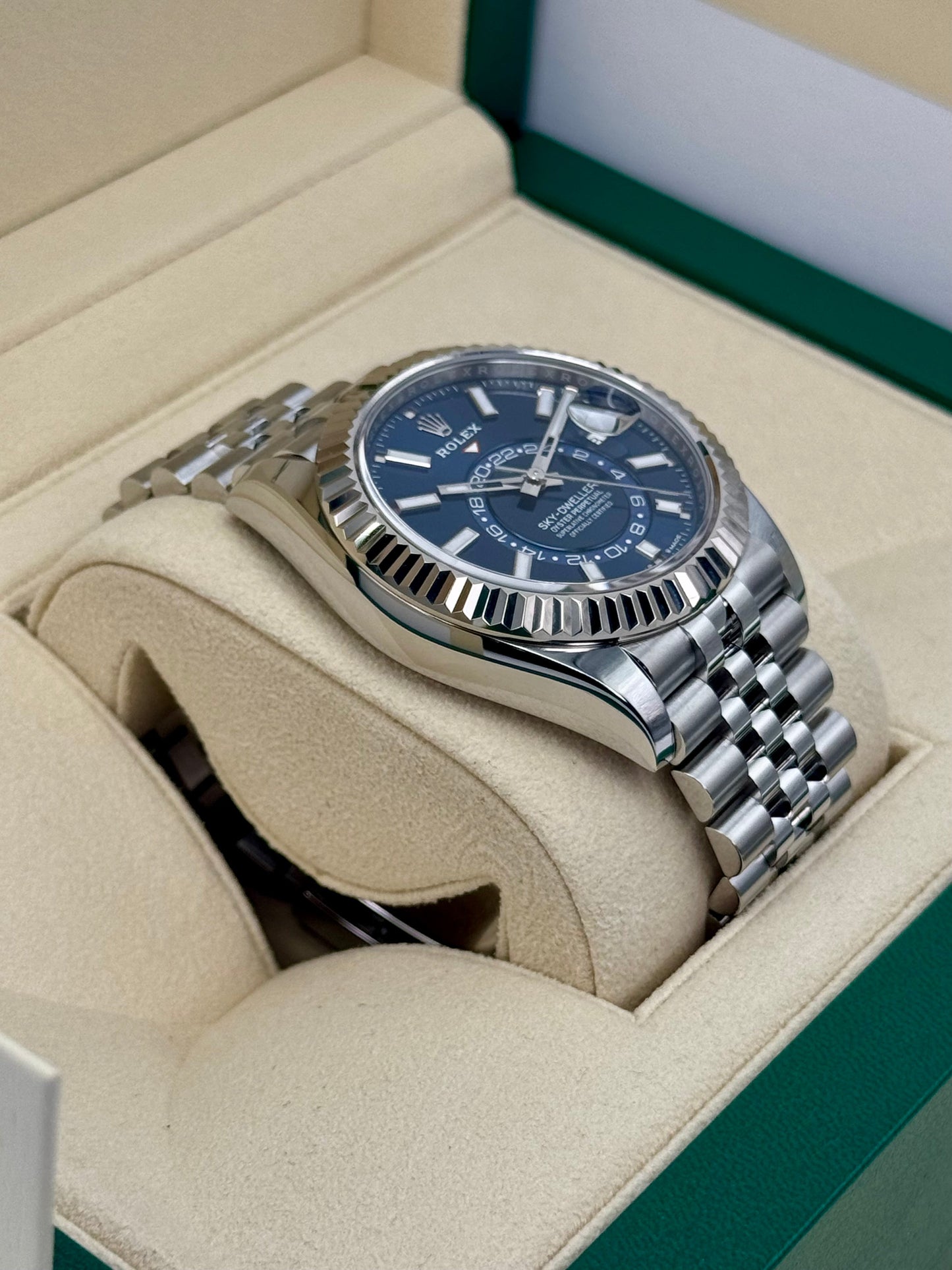 NEW 2025 Rolex Sky-Dweller 42mm 336934 Jubilee Blue Dial - MyWatchLLC