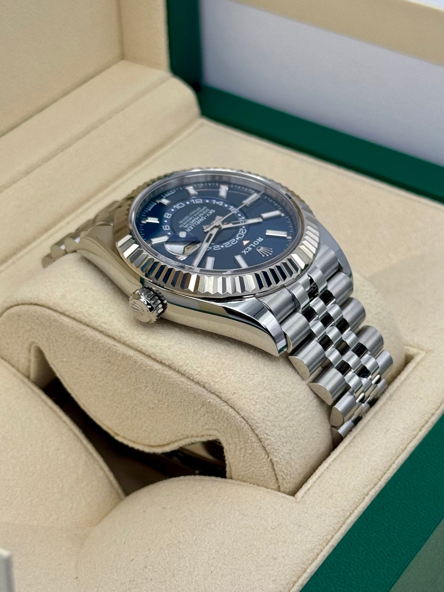 NEW 2025 Rolex Sky-Dweller 42mm 336934 Jubilee Blue Dial - MyWatchLLC