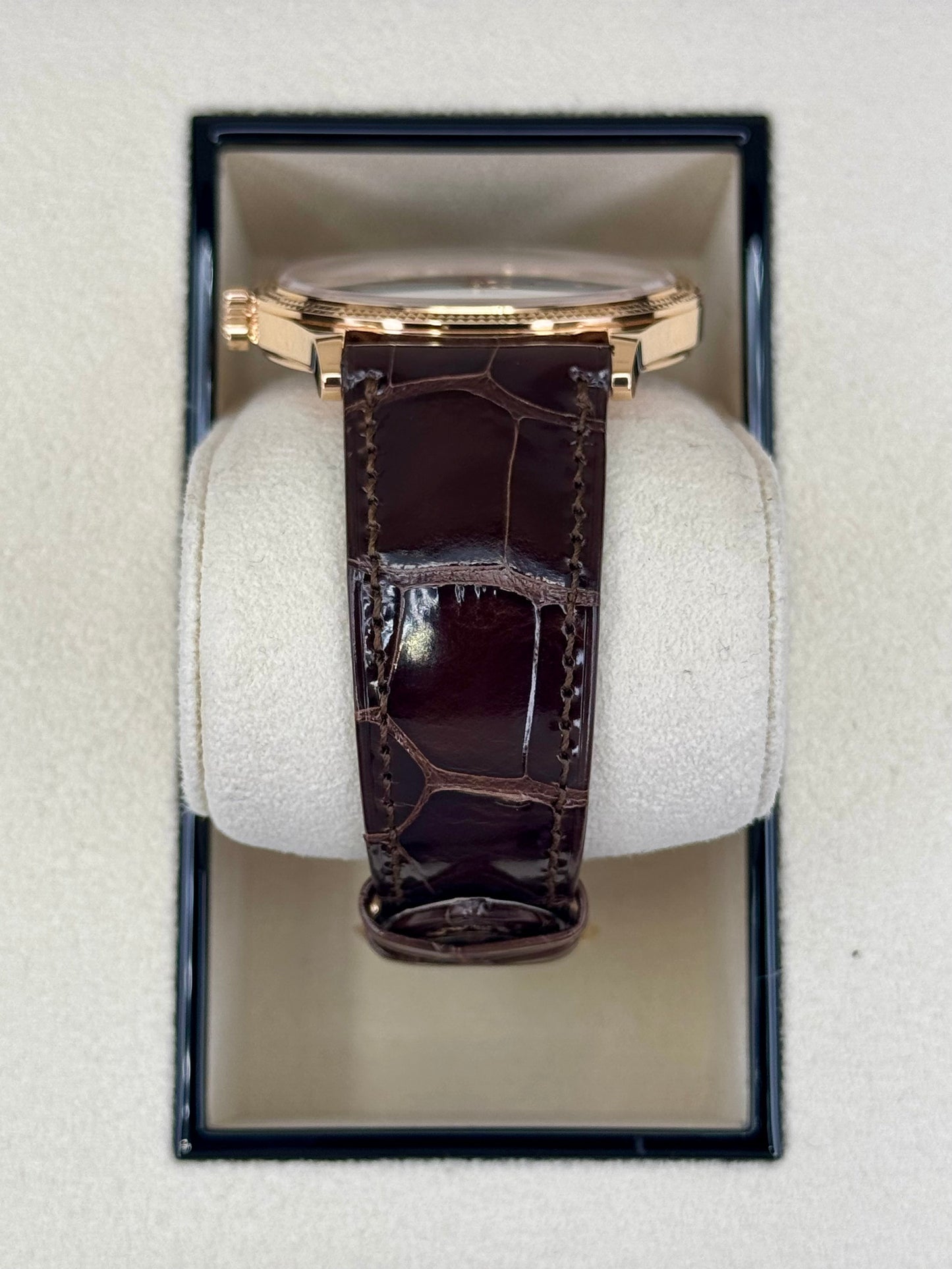 Patek Philippe Calatrava 40mm 6119R  Rose Gold White Dial - MyWatchLLC