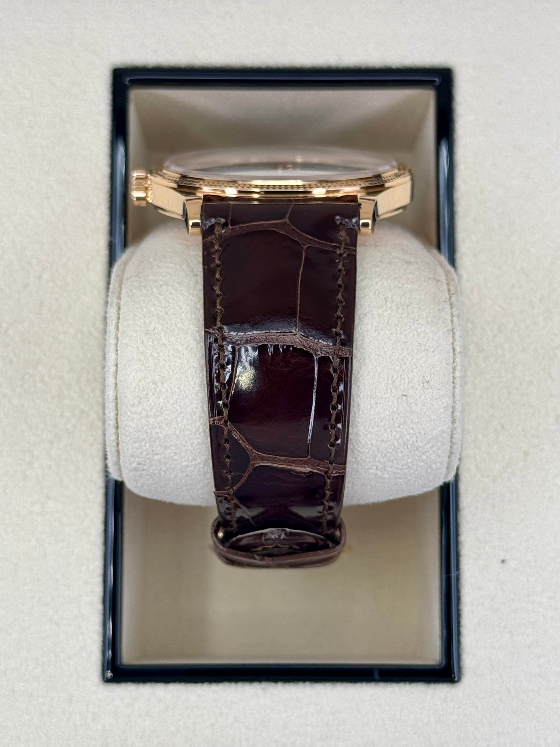 Patek Philippe Calatrava 40mm 6119R  Rose Gold White Dial - MyWatchLLC