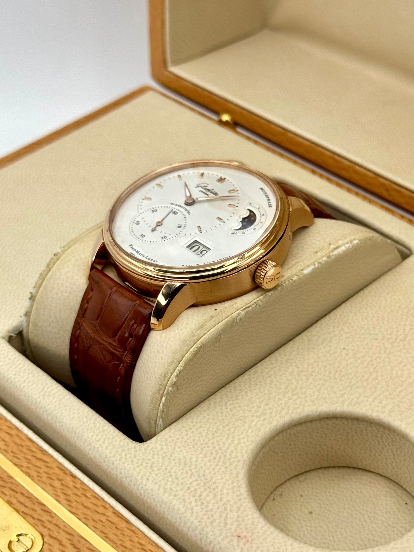 Glashütte Original PanoMaticLunar 40mm 1-90-02-45-35-62 Red Gold - MyWatchLLC