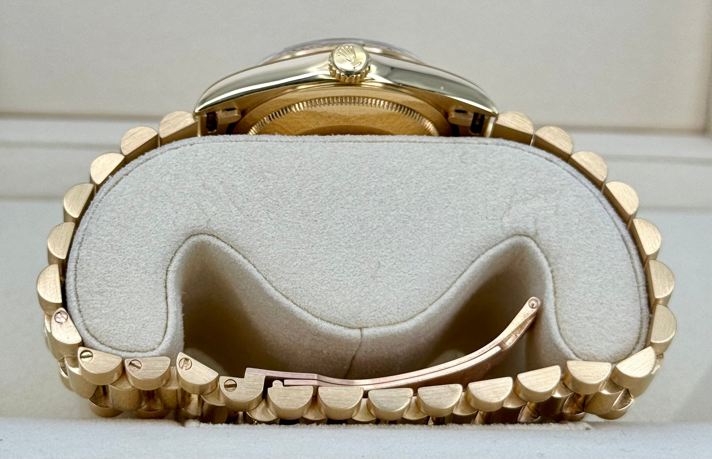 1988 Day-Date 36mm 18038 Gold Presidential Blue Vignette Dial - MyWatchLLC