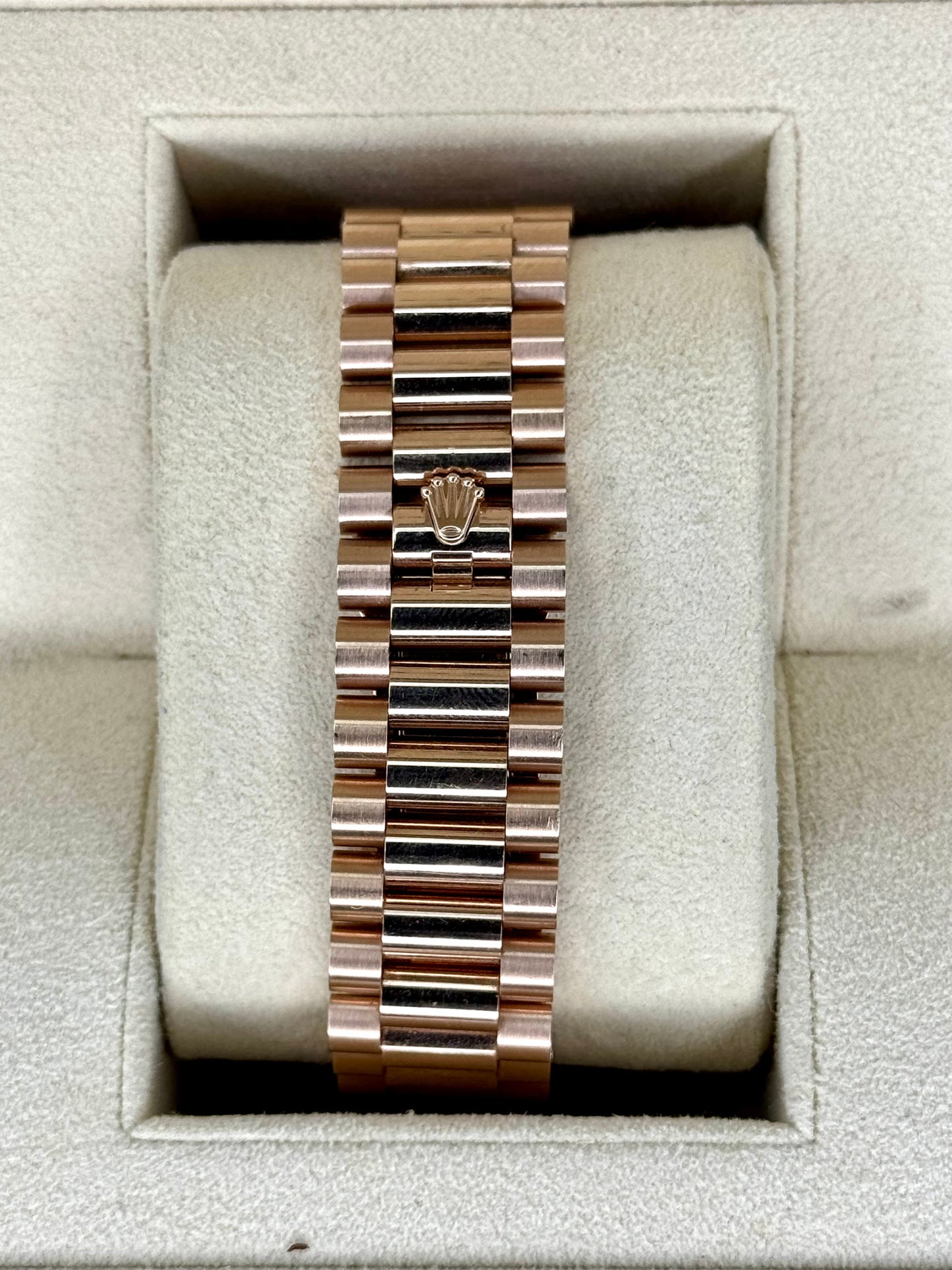2021 Rolex Day-Date 40mm 228235 Presidential Rose Gold Chocolate Dial - MyWatchLLC