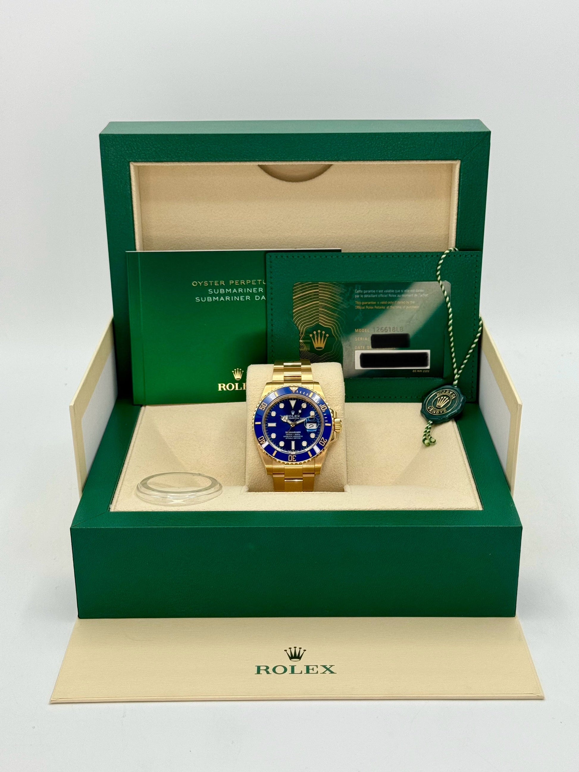 2024 Rolex Submariner "Bluesy" 41mm 126618LB Yellow Gold Blue Dial - MyWatchLLC