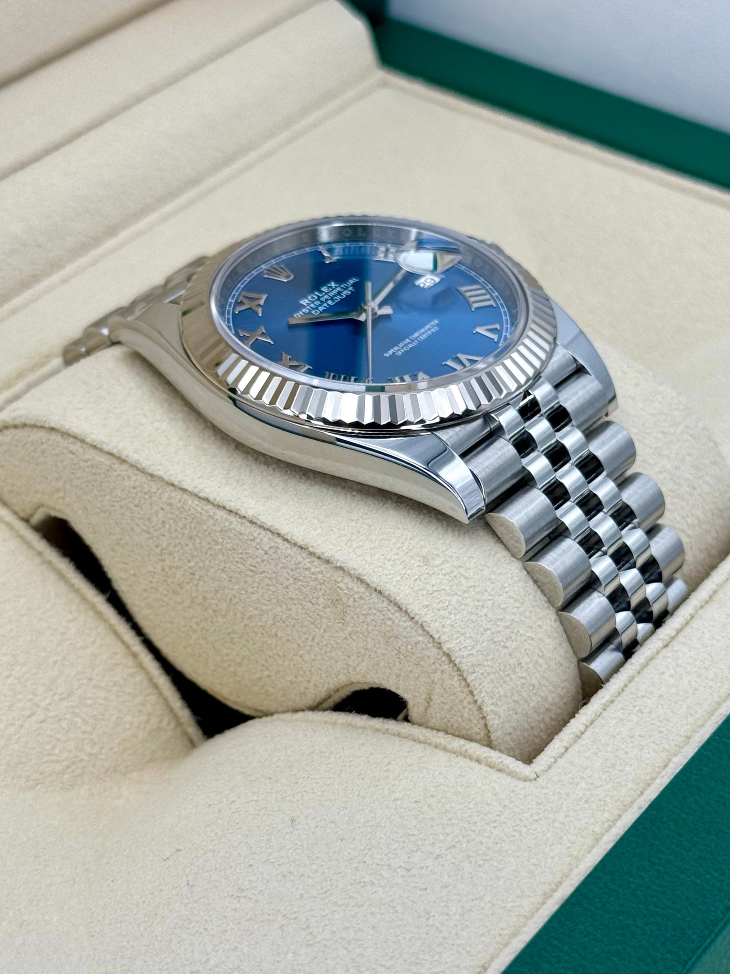 2022 Rolex Datejust 41mm 126334 Stainless Steel Jubilee Blue Dial - MyWatchLLC