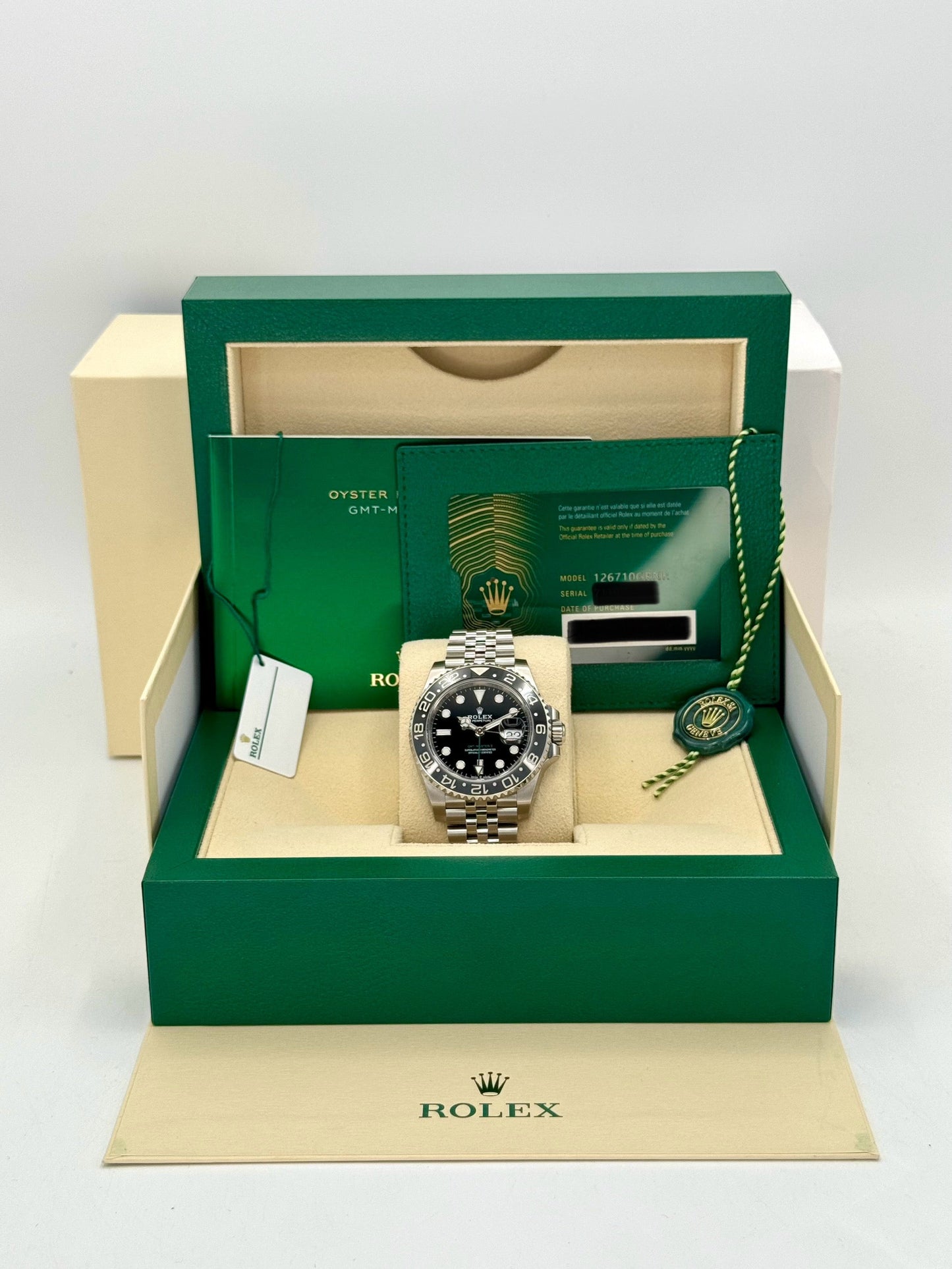 NEW 2024 Rolex GMT-Master II "Bruce Wayne" 40mm 126710GRNR Black Dial - MyWatchLLC