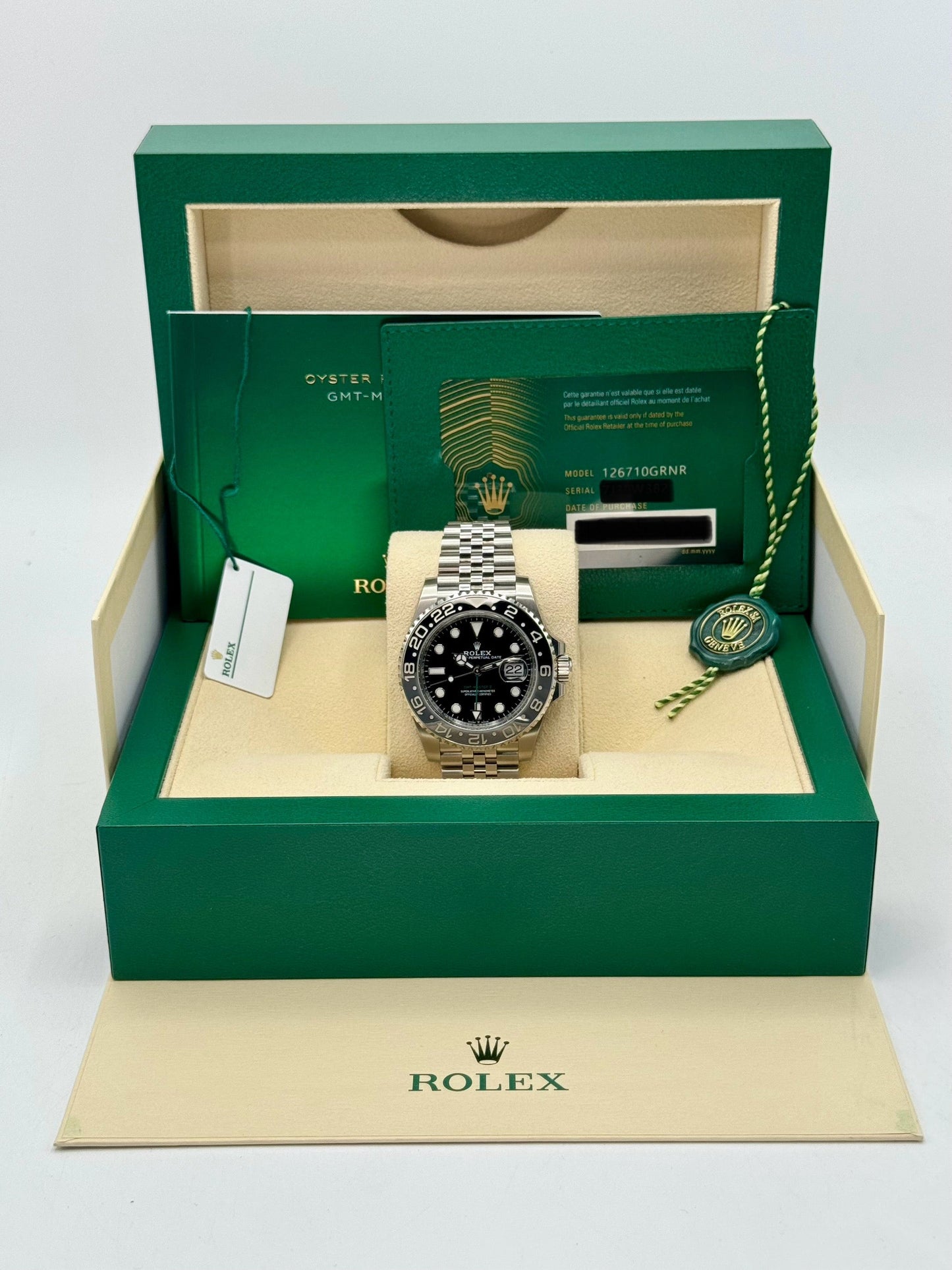 NEW 2024 Rolex GMT-Master II "Bruce Wayne" 40mm 126710GRNR Black Dial - MyWatchLLC