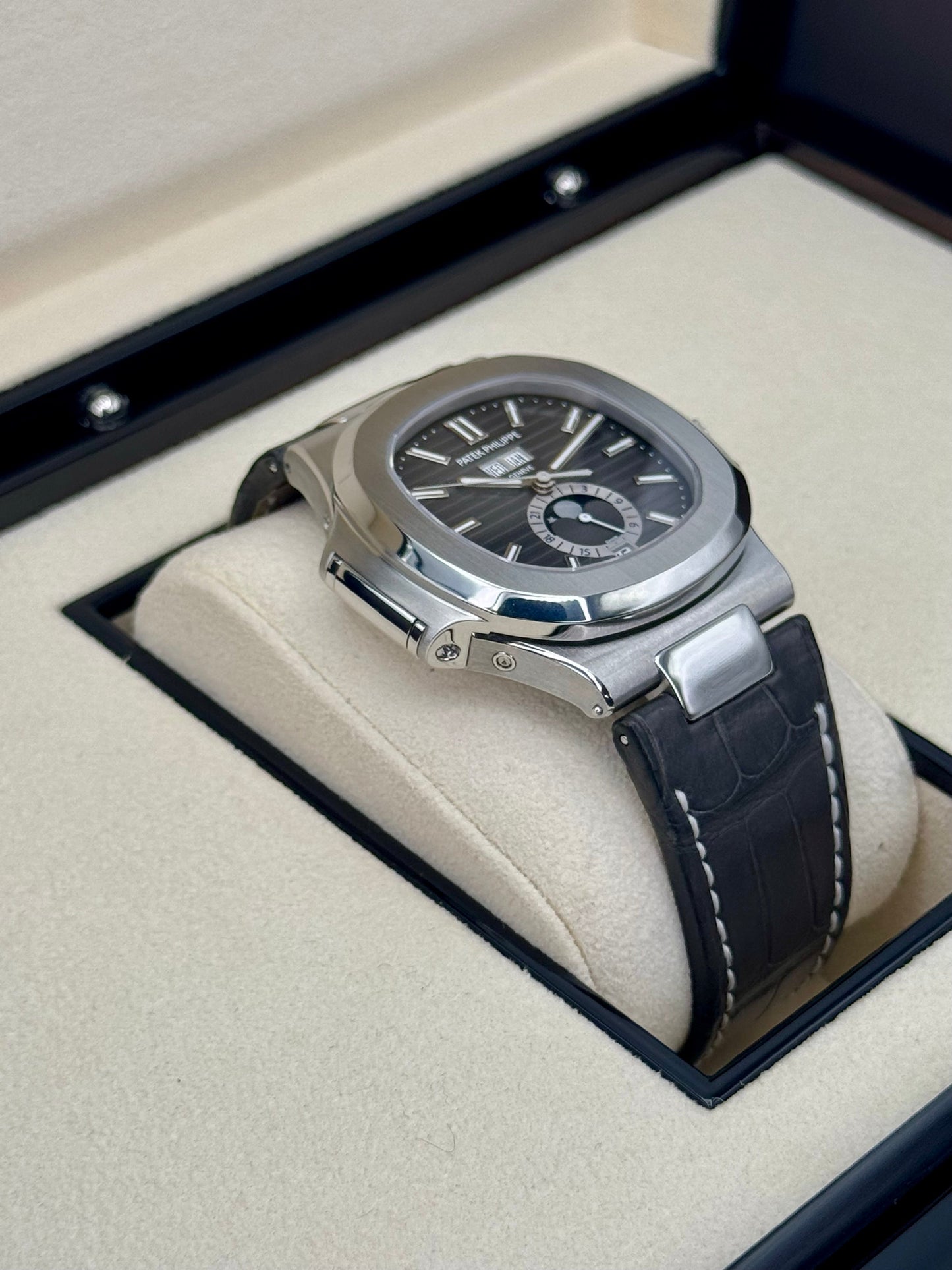 2021 Patek Philippe Nautilus 40.5mm 5726A Black Dial - MyWatchLLC