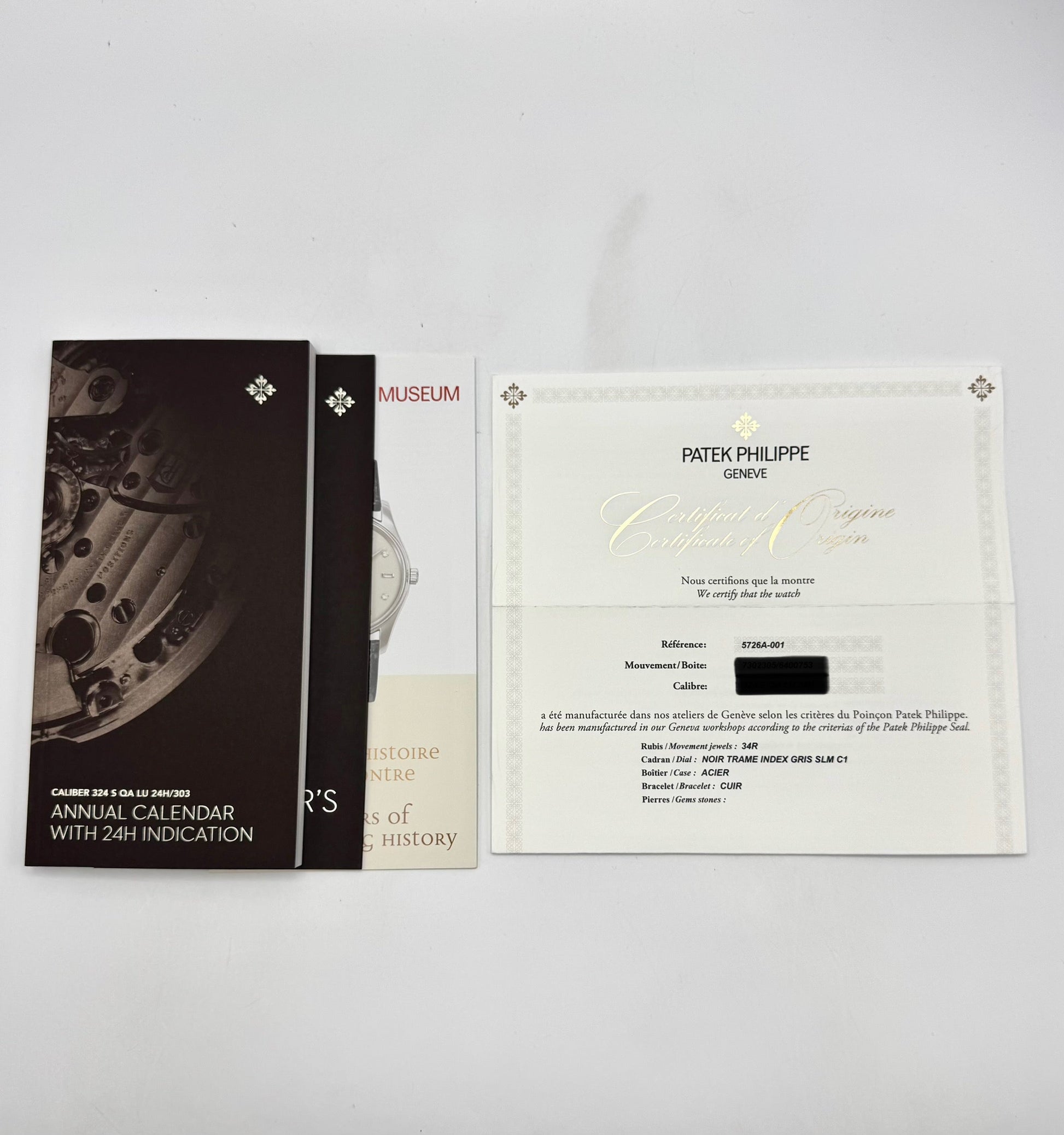 2021 Patek Philippe Nautilus 40.5mm 5726A Black Dial - MyWatchLLC