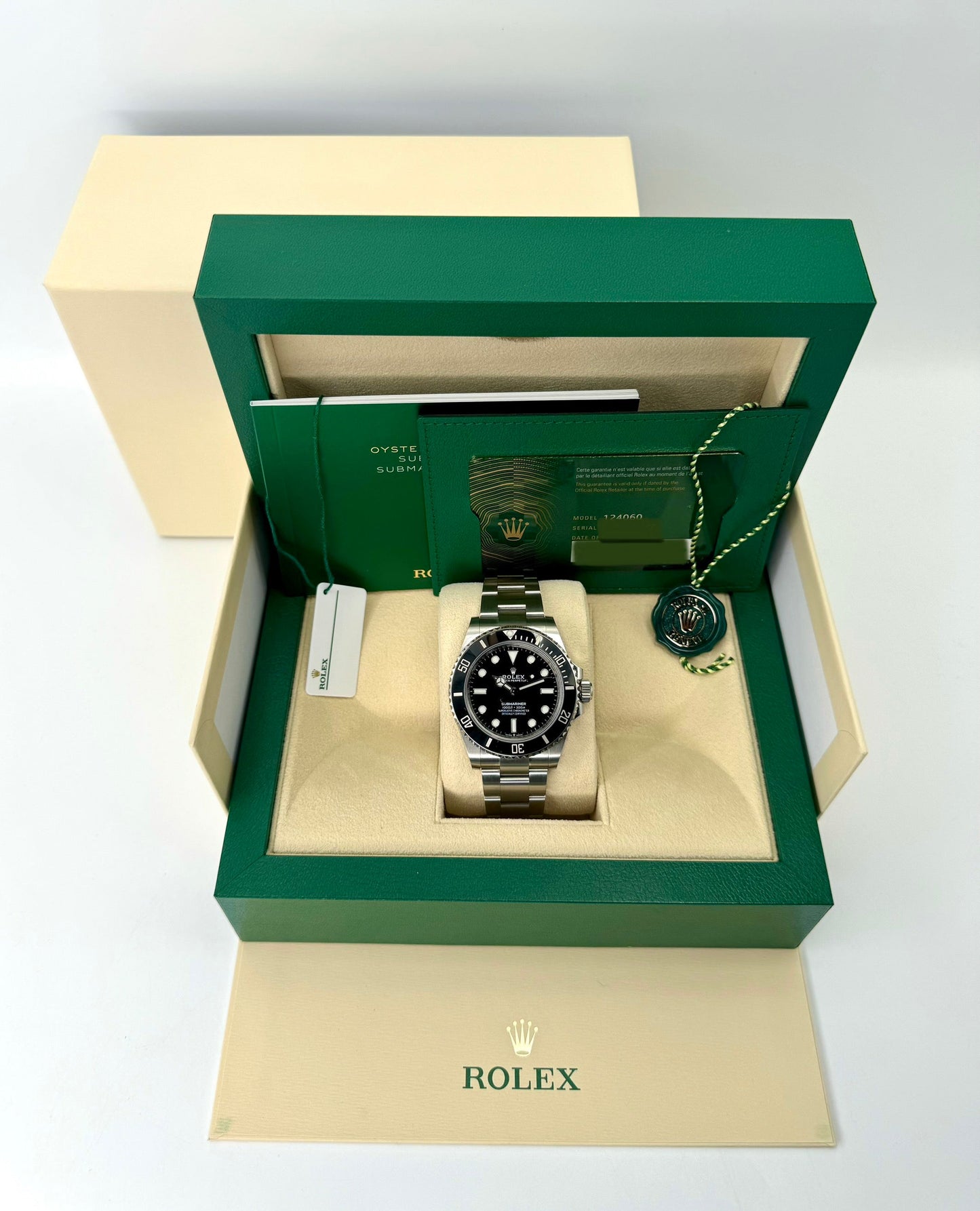 NEW 2023 Rolex  Submariner 41mm 124060 Stainless Steel Black Dial - MyWatchLLC