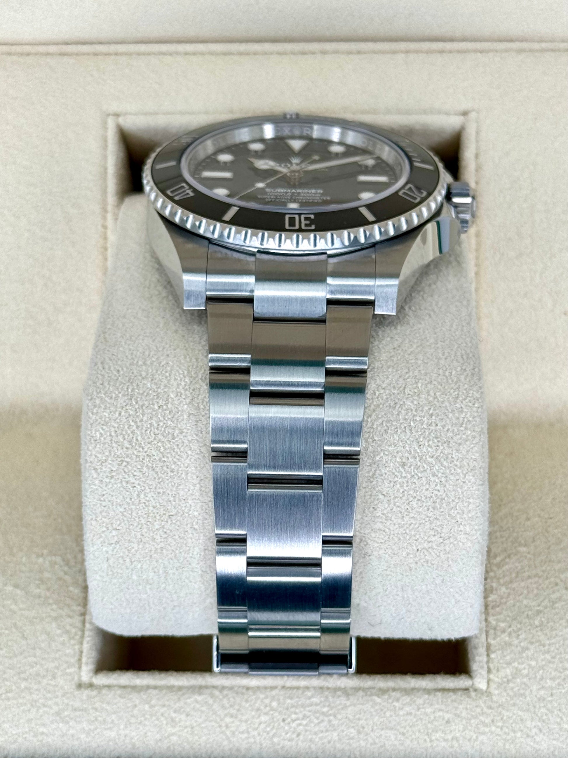 NEW 2023 Rolex  Submariner 41mm 124060 Stainless Steel Black Dial - MyWatchLLC