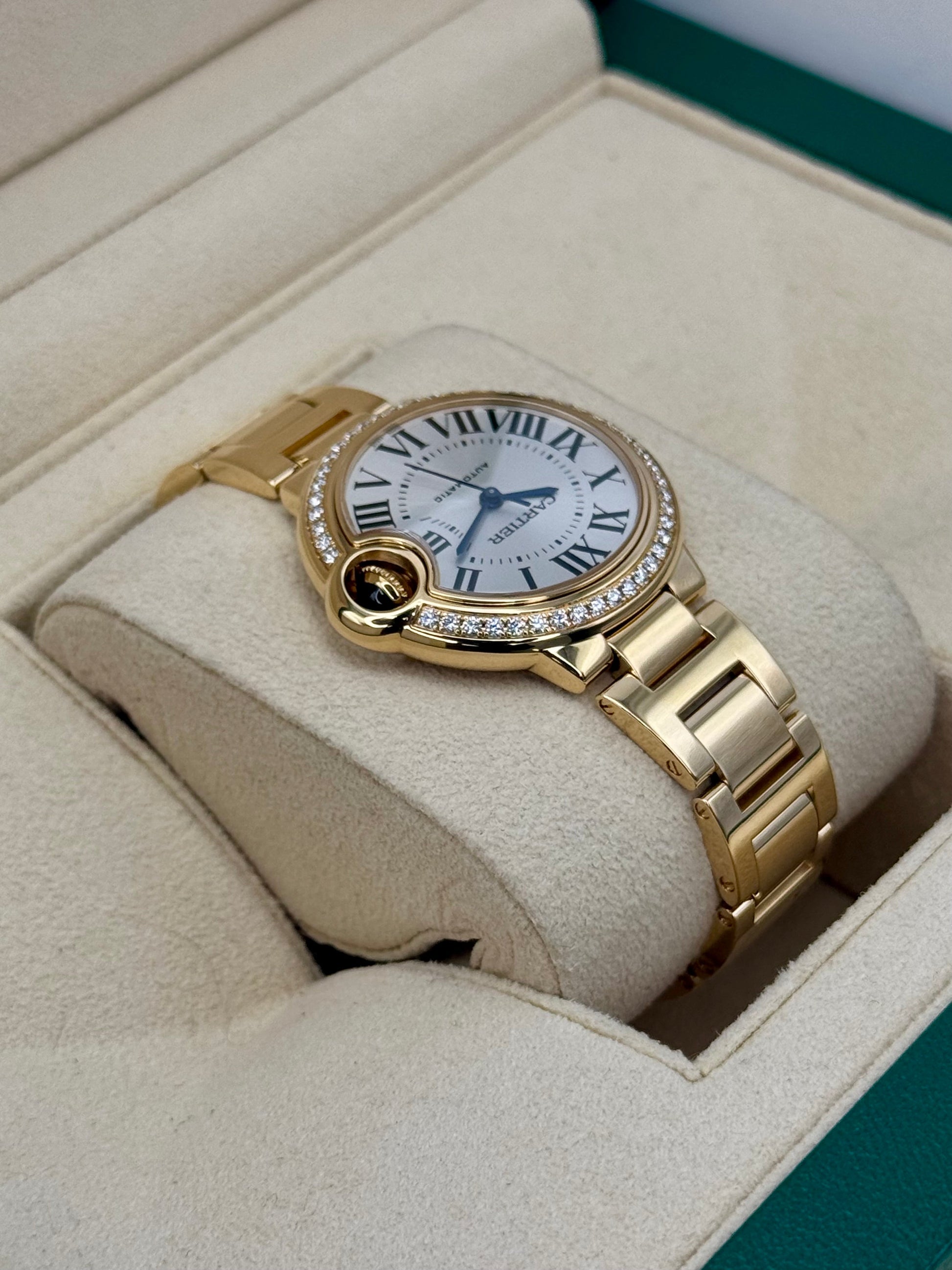 2021 Cartier Ballon Bleu De Cartier 33mm WJBB0042 Silver Dial - MyWatchLLC