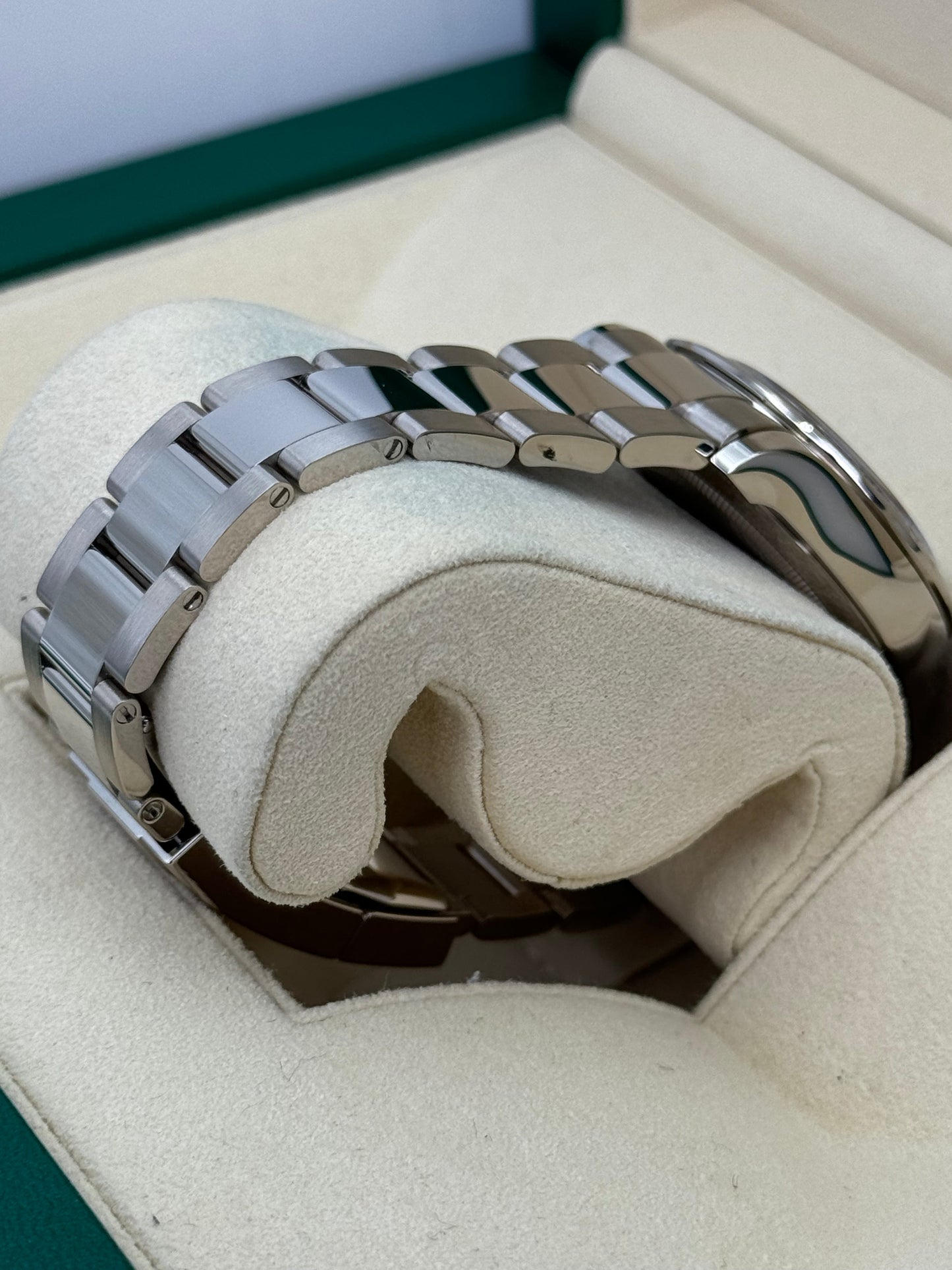 2021 Rolex Daytona 40mm 116509 White Gold Blue Dial - MyWatchLLC