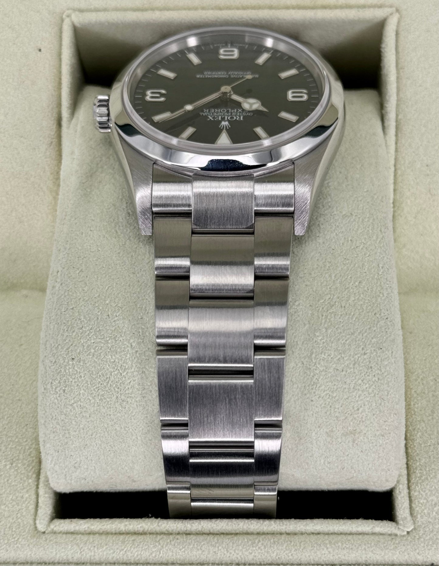 2007 Rolex Explorer 36mm 114270 Stainless Steel Black Dial - MyWatchLLC