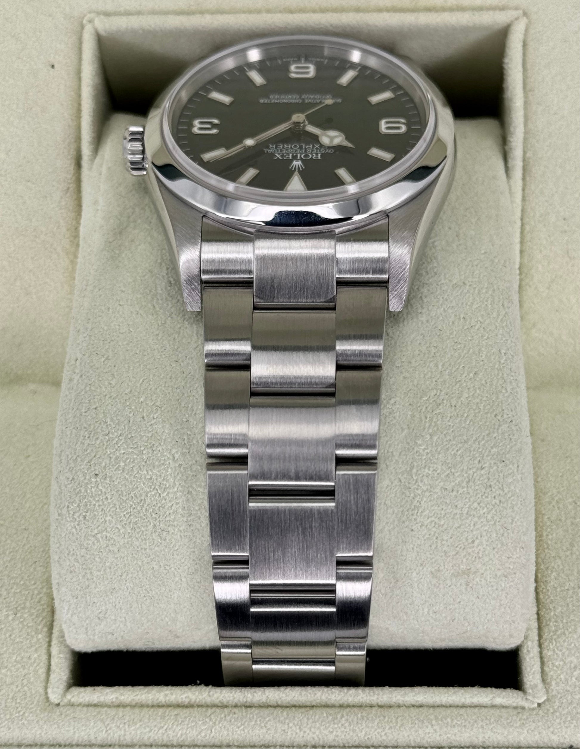 2007 Rolex Explorer 36mm 114270 Stainless Steel Black Dial - MyWatchLLC