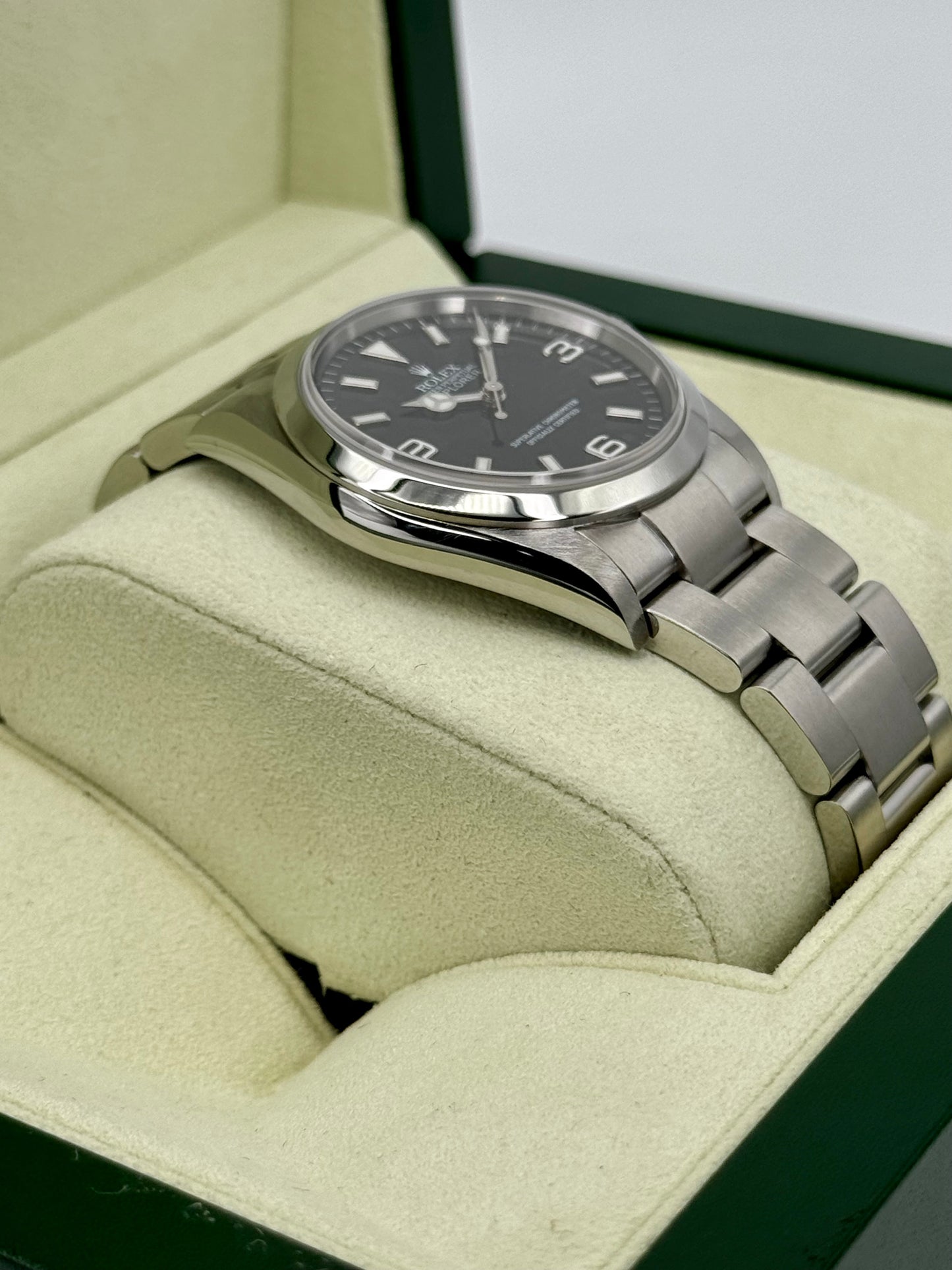 2007 Rolex Explorer 36mm 114270 Stainless Steel Black Dial - MyWatchLLC