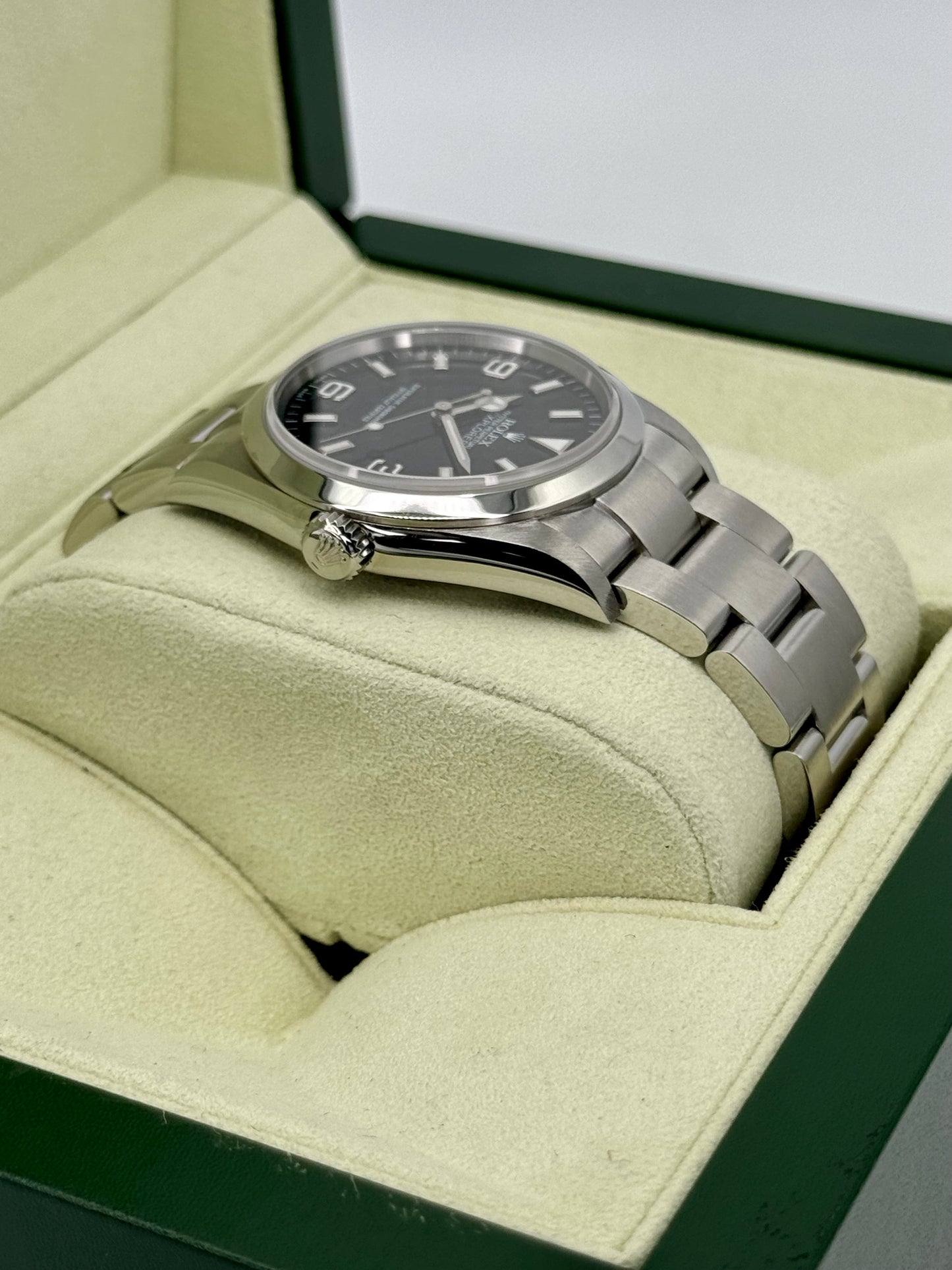 2007 Rolex Explorer 36mm 114270 Stainless Steel Black Dial - MyWatchLLC