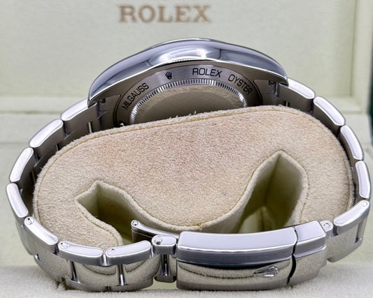 2008 Rolex Milgauss 40mm 116400 Stainless Steel White Dial - MyWatchLLC