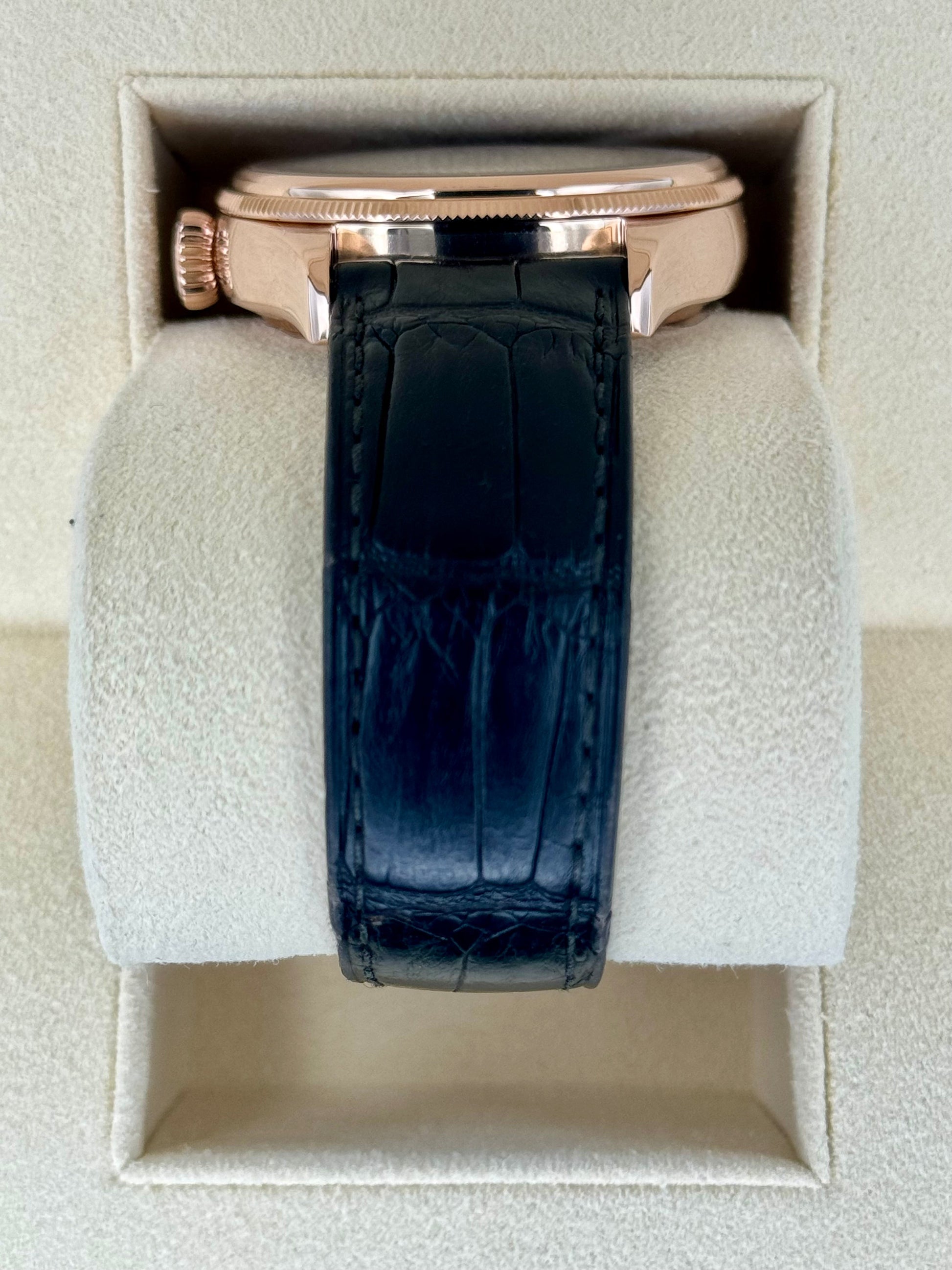 2018 Rolex Cellini Moonphase 39mm 50535 Rose Gold White Dial - MyWatchLLC