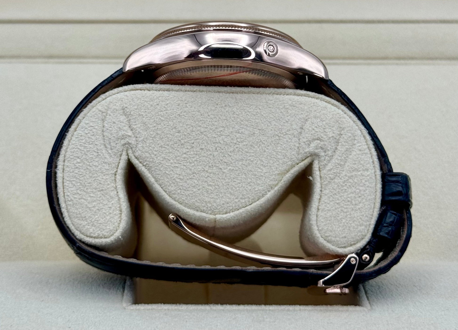 2018 Rolex Cellini Moonphase 39mm 50535 Rose Gold White Dial - MyWatchLLC