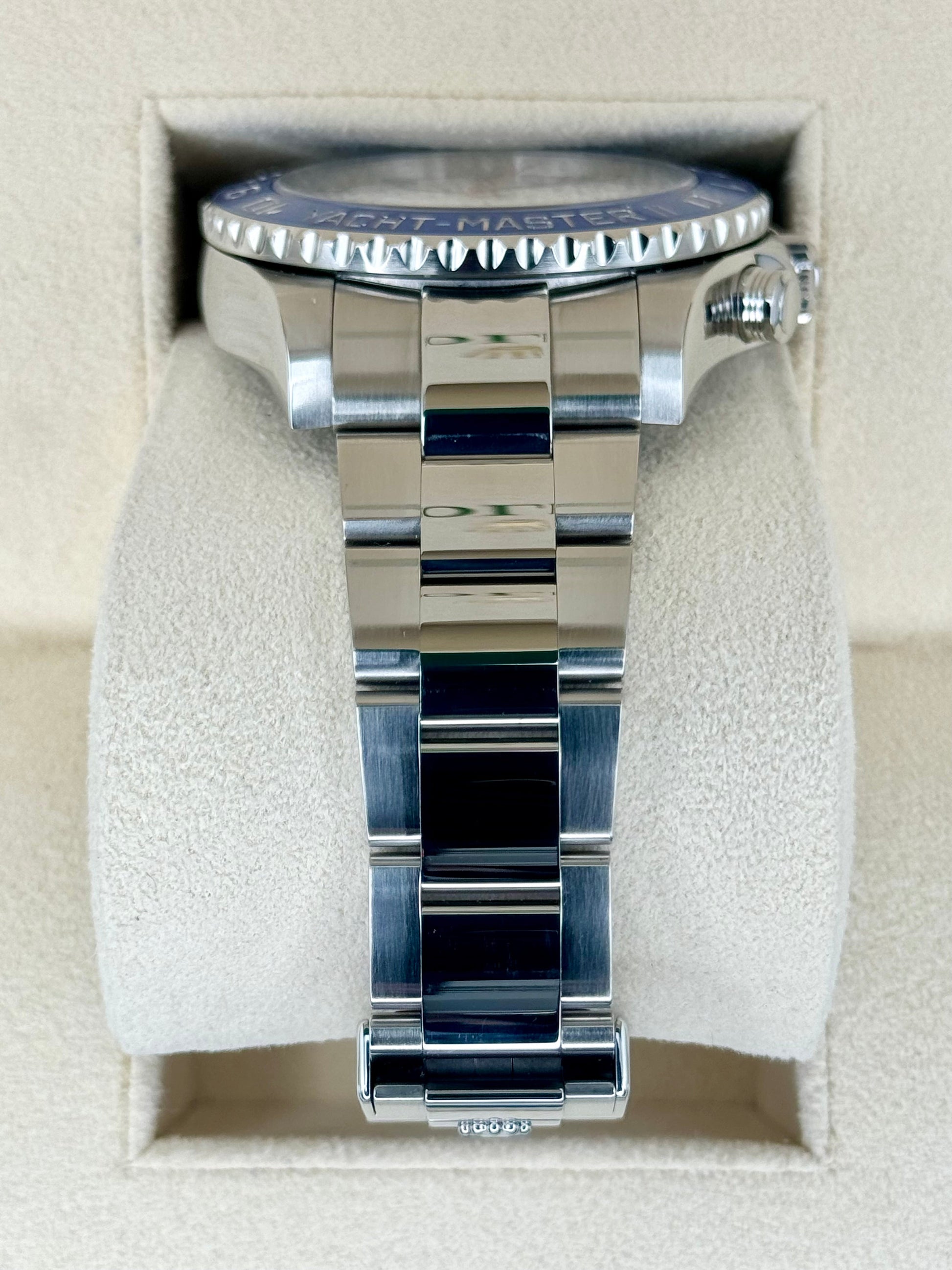 2016 Rolex Yacht-Master II 44mm 116680 Stainless Steel White Dial - MyWatchLLC