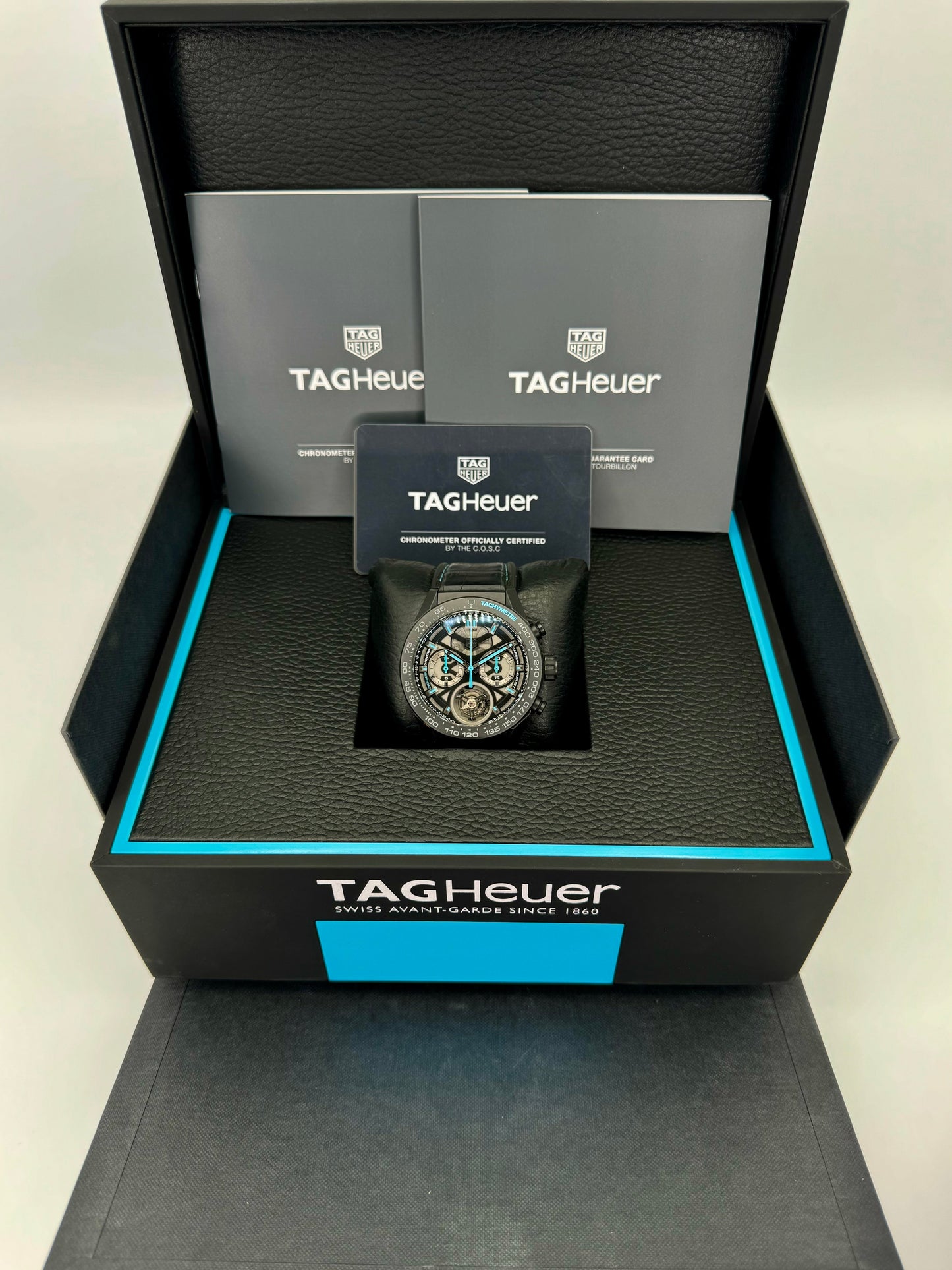TAG Heuer Carrera Tourbillon Chronograph 45mm CAR5A97 Limited Edition - MyWatchLLC