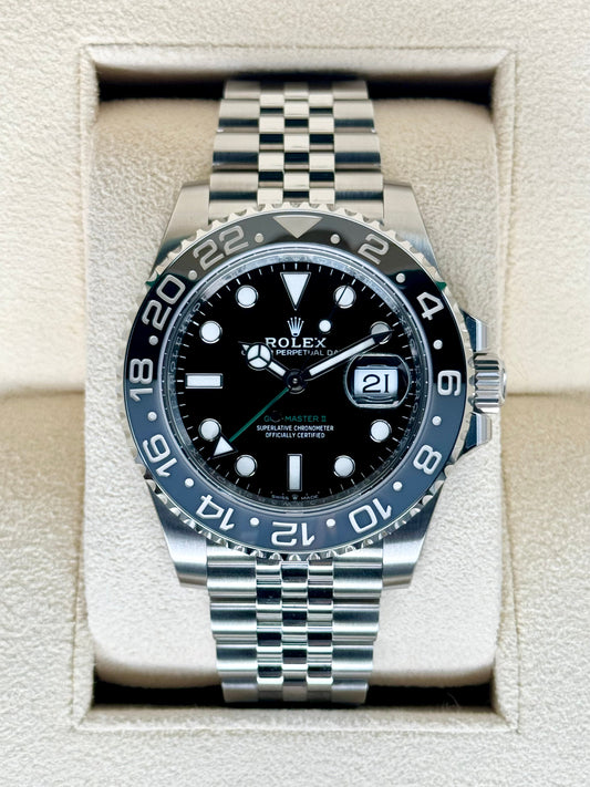 NEW 2024 Rolex GMT-Master II "Bruce Wayne" 40mm 126710GRNR Black Dial - MyWatchLLC