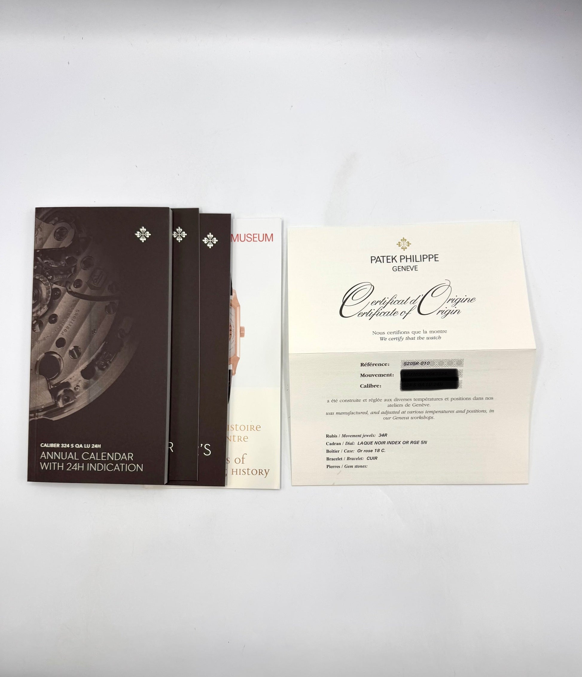 2014 Patek Philippe Annual Calender 40mm 5205R Rose Gold Black Dial - MyWatchLLC