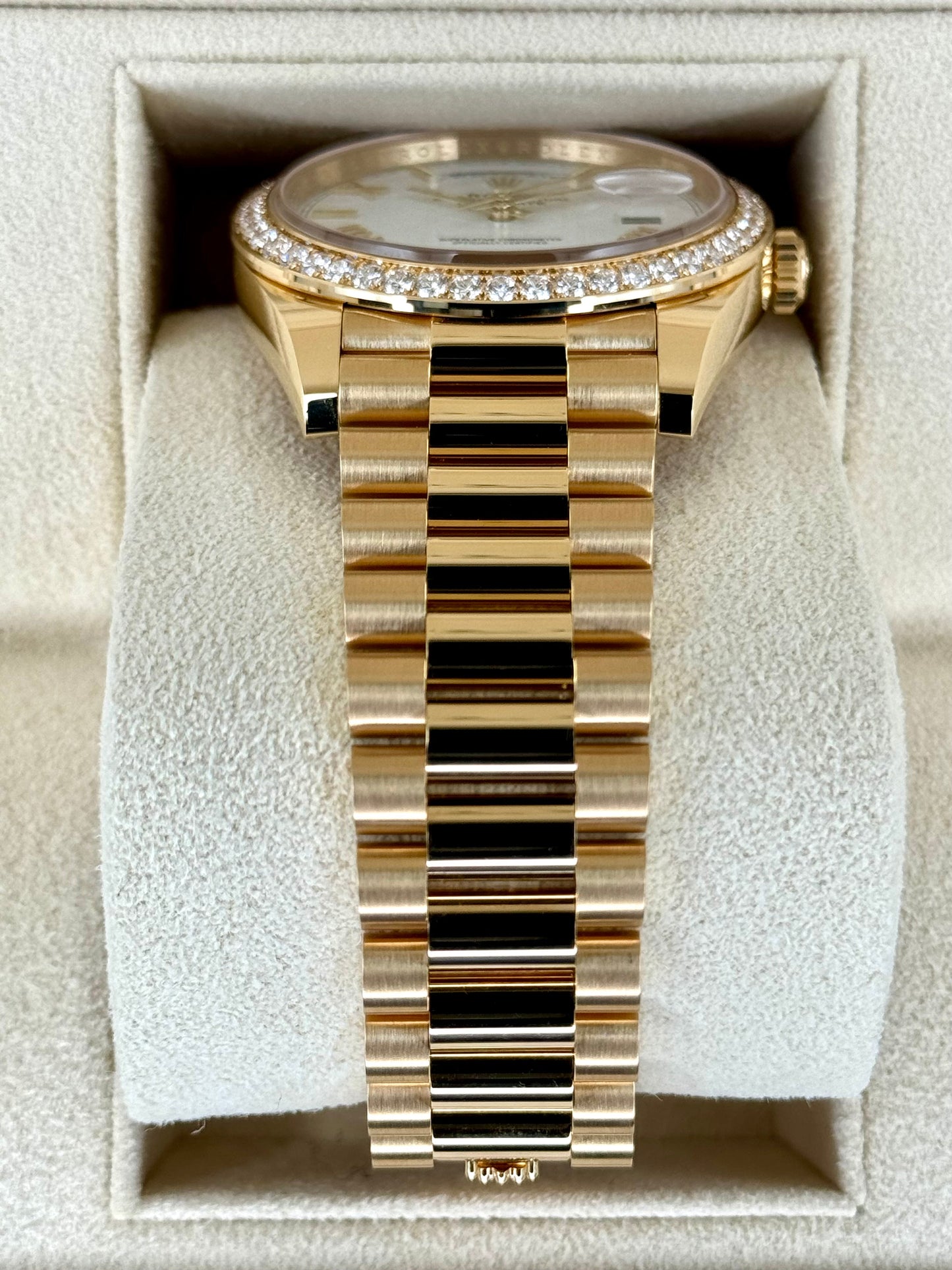 New 2024 Rolex Day-Date 40mm 228348RBR Presidential White Dial - MyWatchLLC