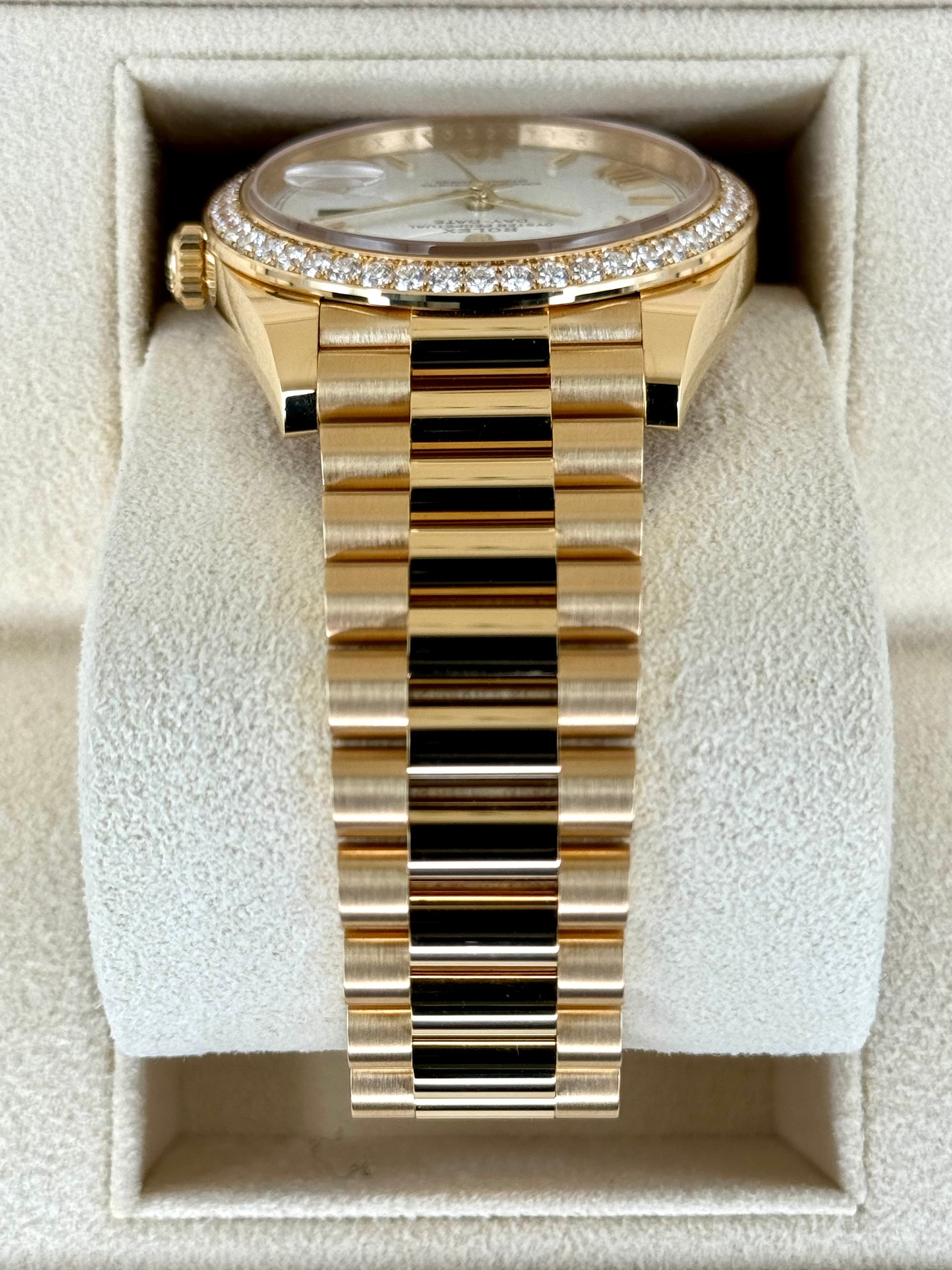 New 2024 Rolex Day-Date 40mm 228348RBR Presidential White Dial - MyWatchLLC