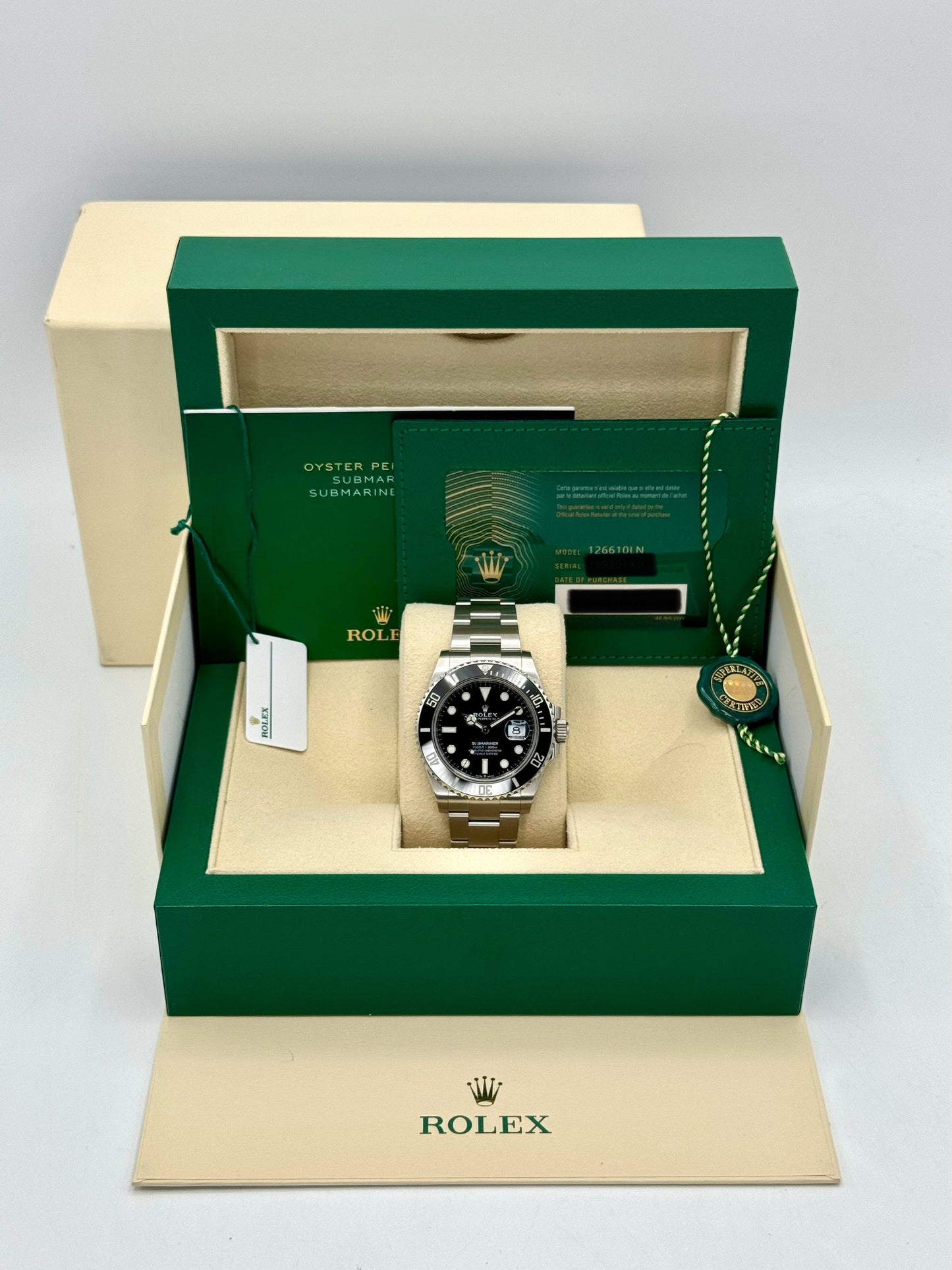 2022 Rolex Submariner 41mm 126610LN Stainless Steel Black Dial - MyWatchLLC
