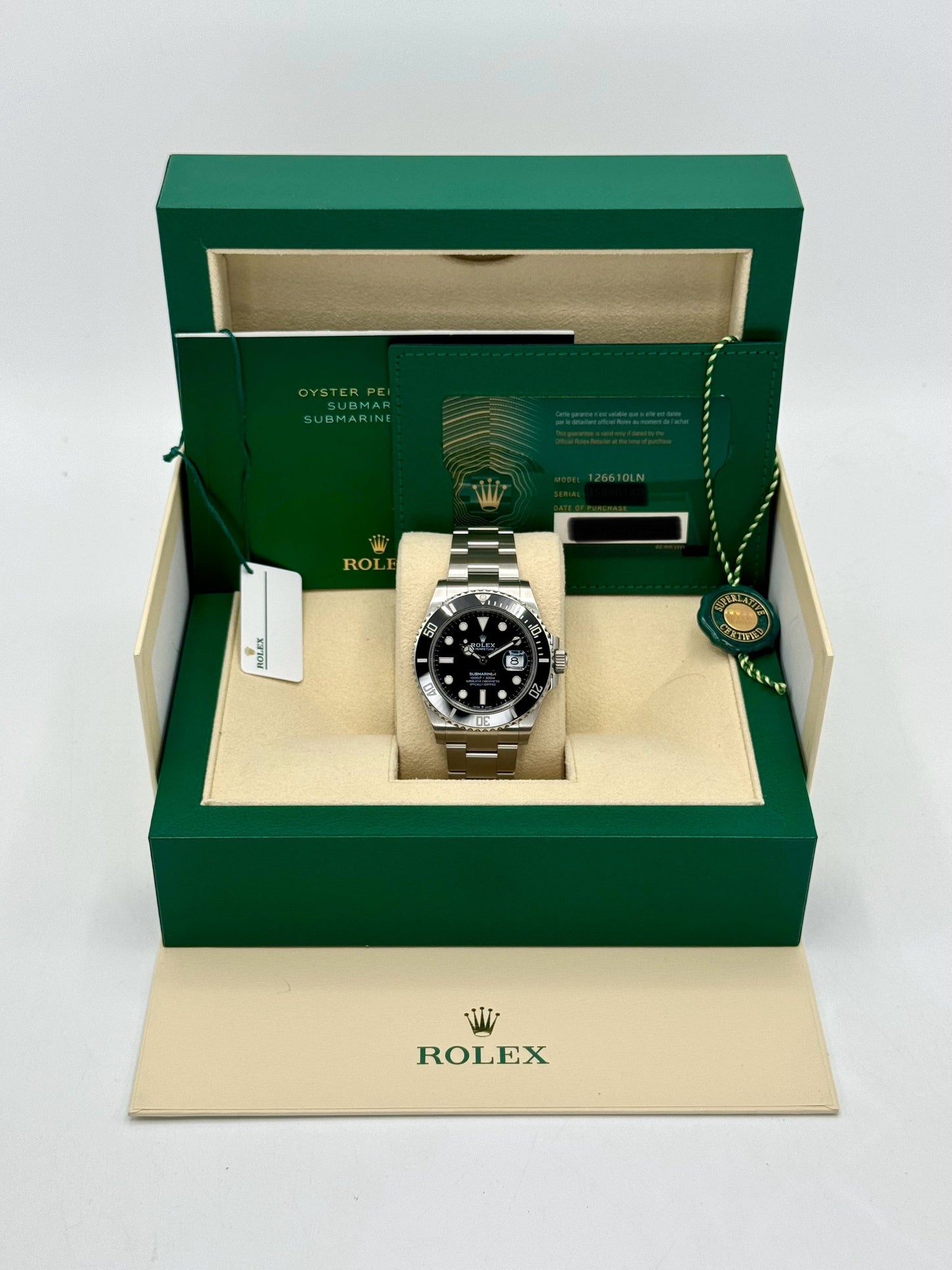 2022 Rolex Submariner 41mm 126610LN Stainless Steel Black Dial - MyWatchLLC